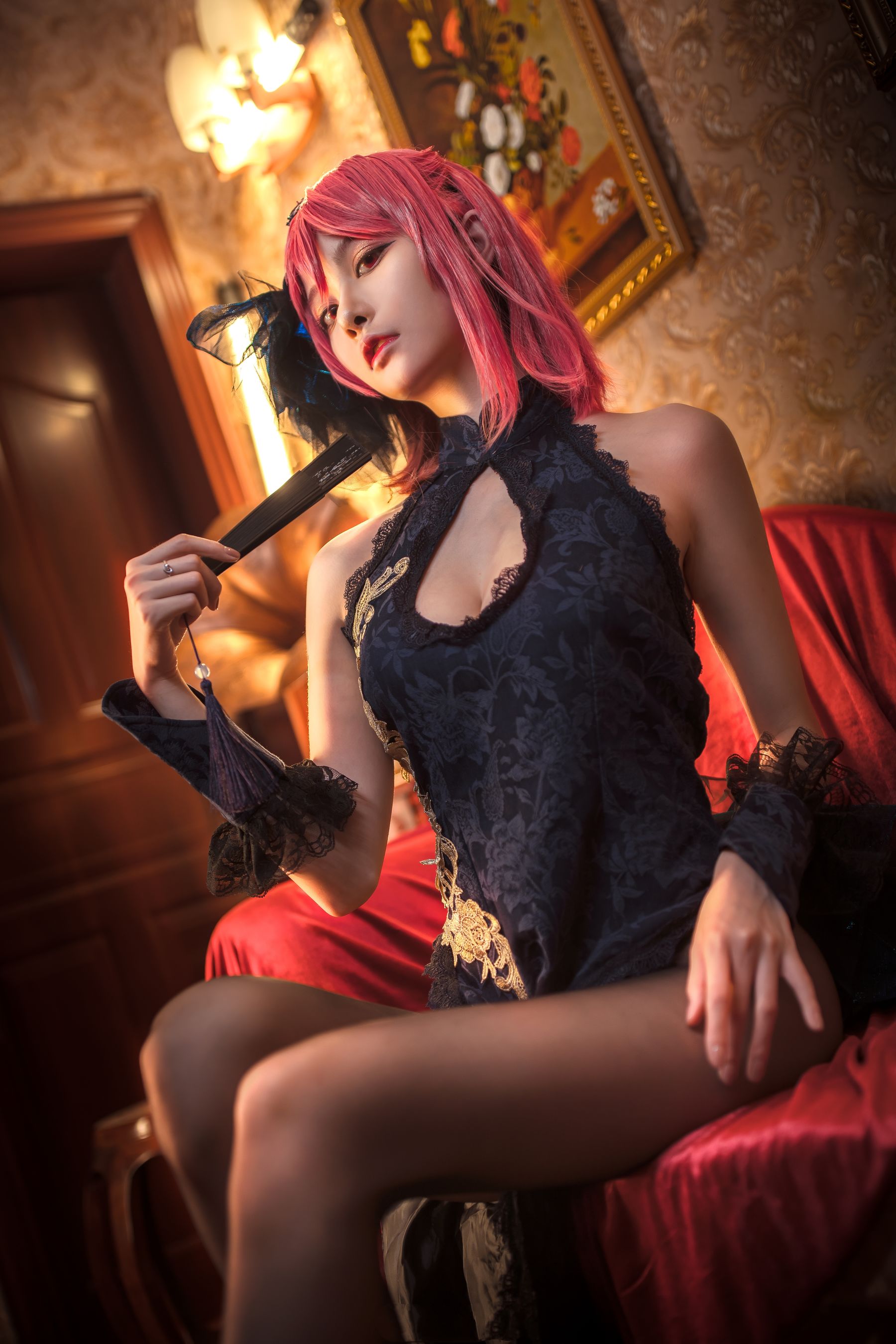 COS萌妹沧霁桔梗 – 黑太子 [11P]-妍画集