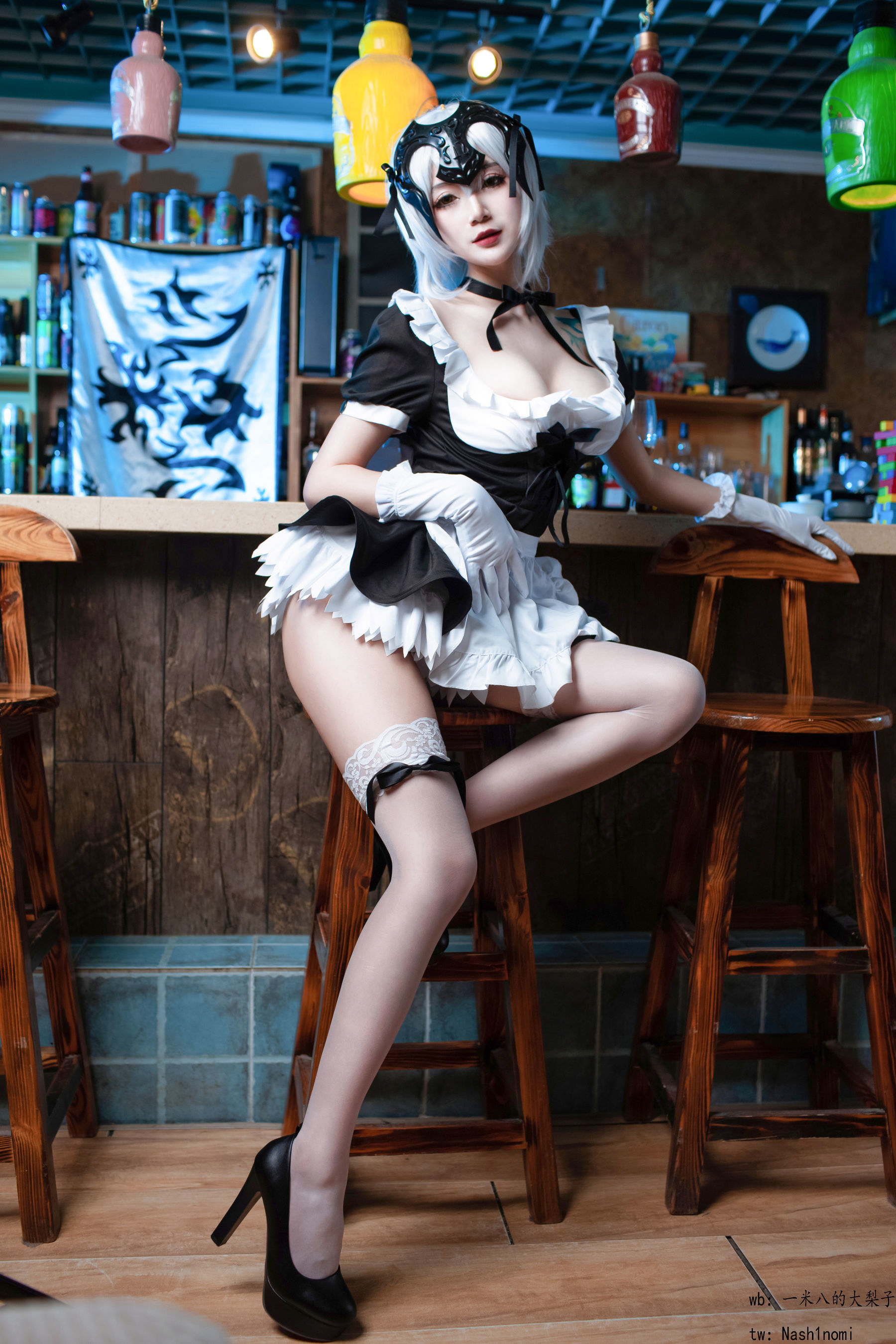 一米八的大梨子 黑贞GK手办女仆 [29P]-妍画集