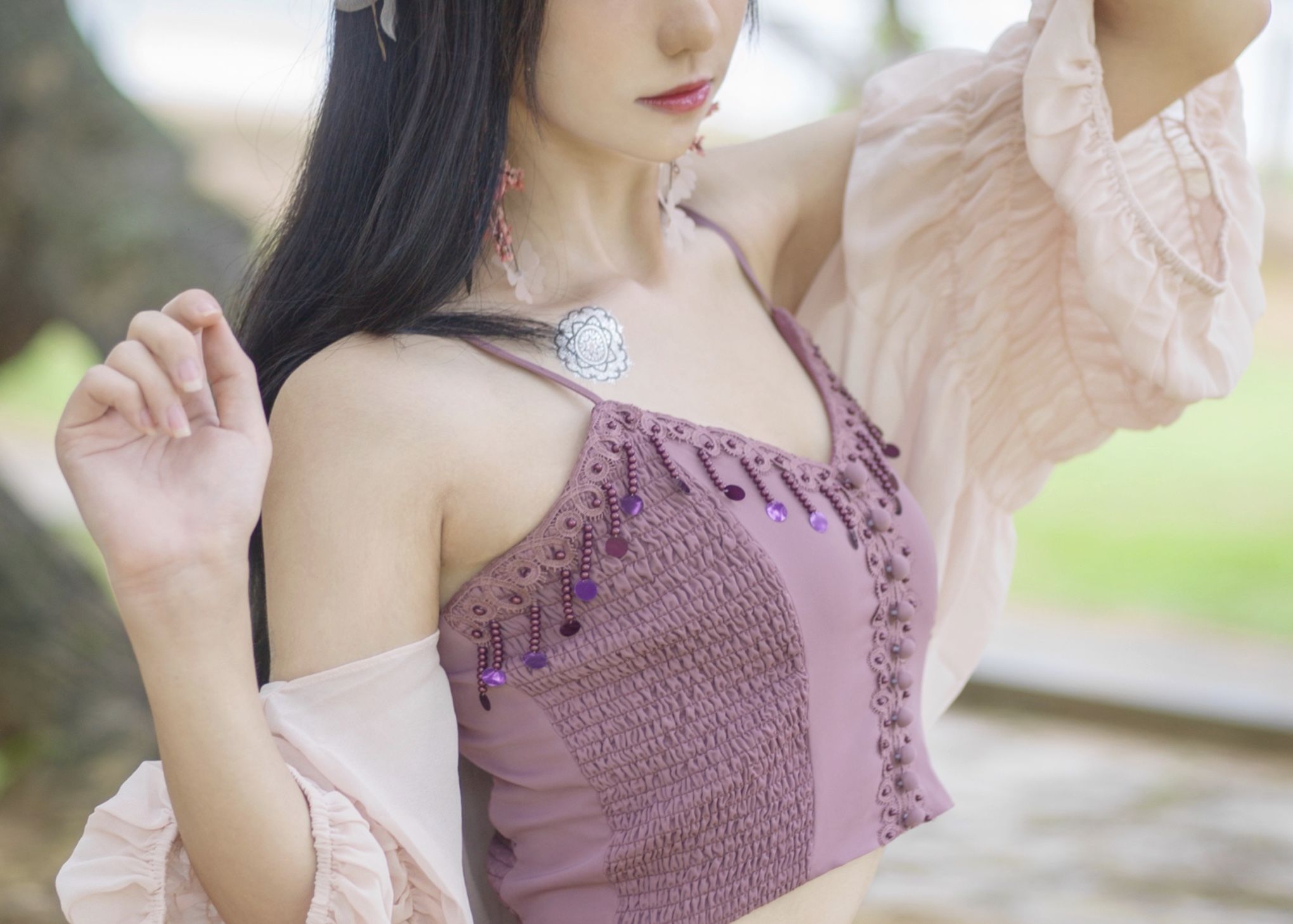 [Cosplay写真] 动漫博主南桃Momoko – 紫日常 [10P]-妍画集