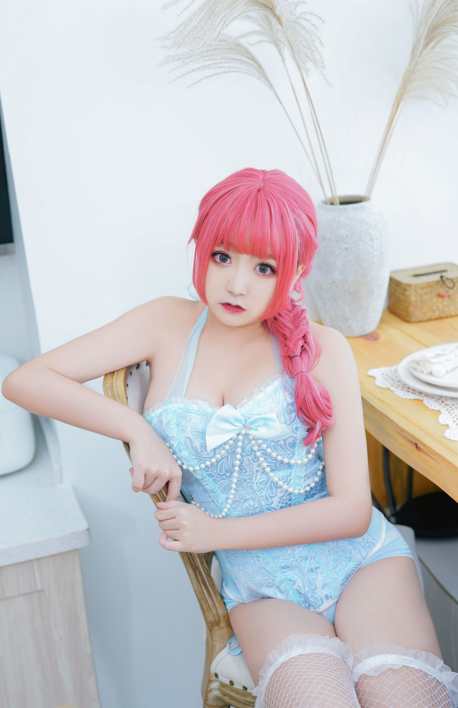 动漫博主恩田直幸 – 蓝色束缚 [55P]-妍画集