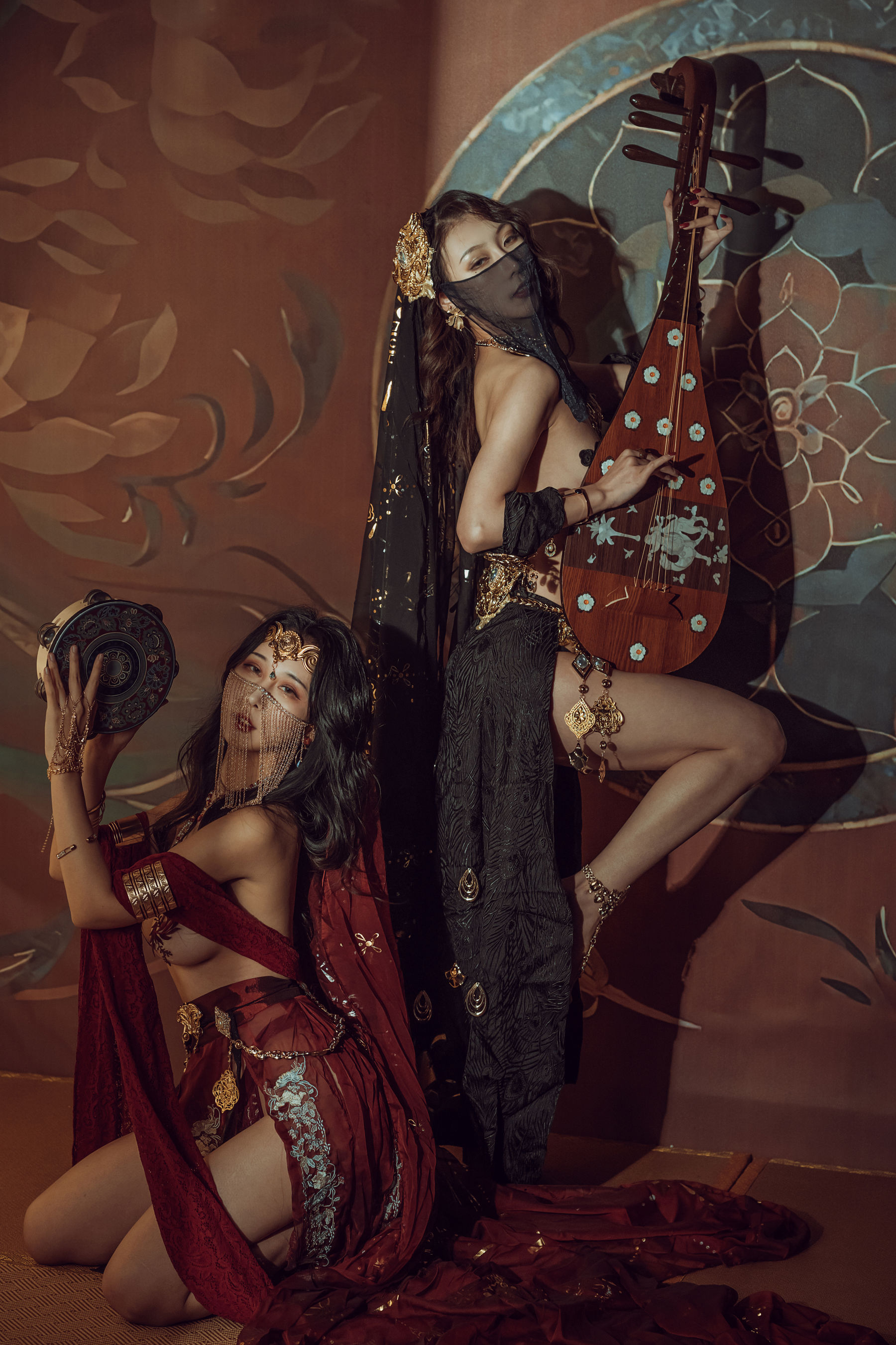 云溪溪 – 奶桃桃 双人古风 [50P]-妍画集