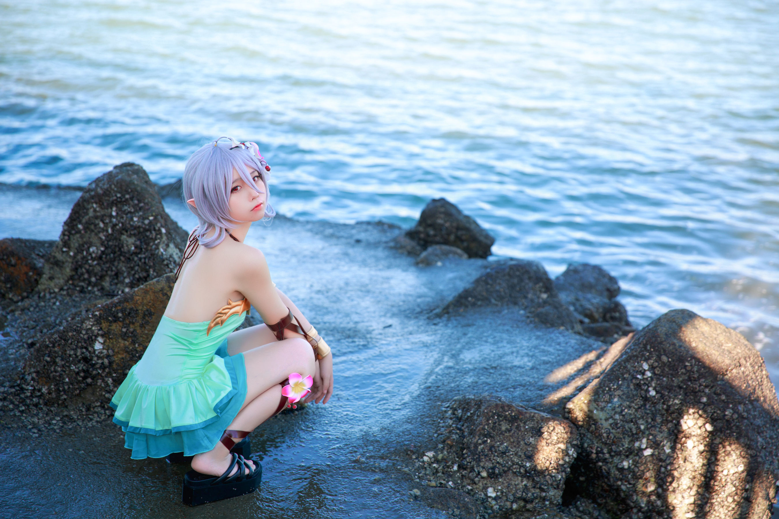 动漫博主G44不会受伤 – 可可萝 泳衣 [11P] 插图3