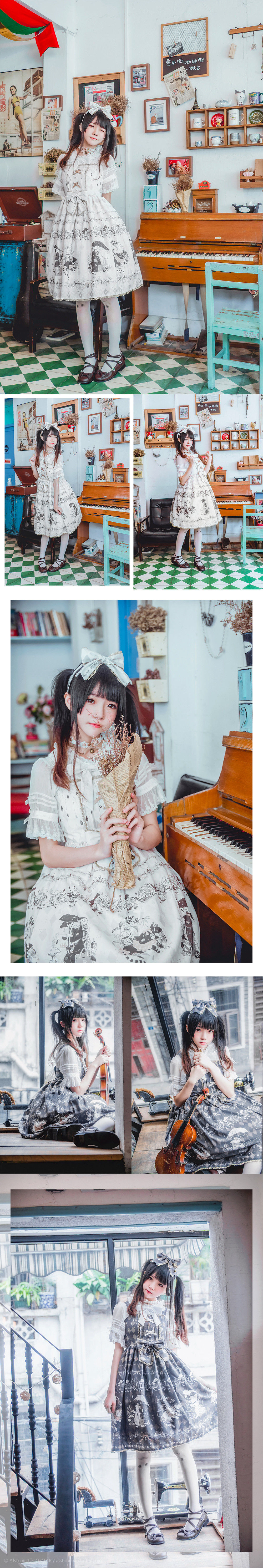 桜桃喵 雨中的猫 [10P]-妍画集