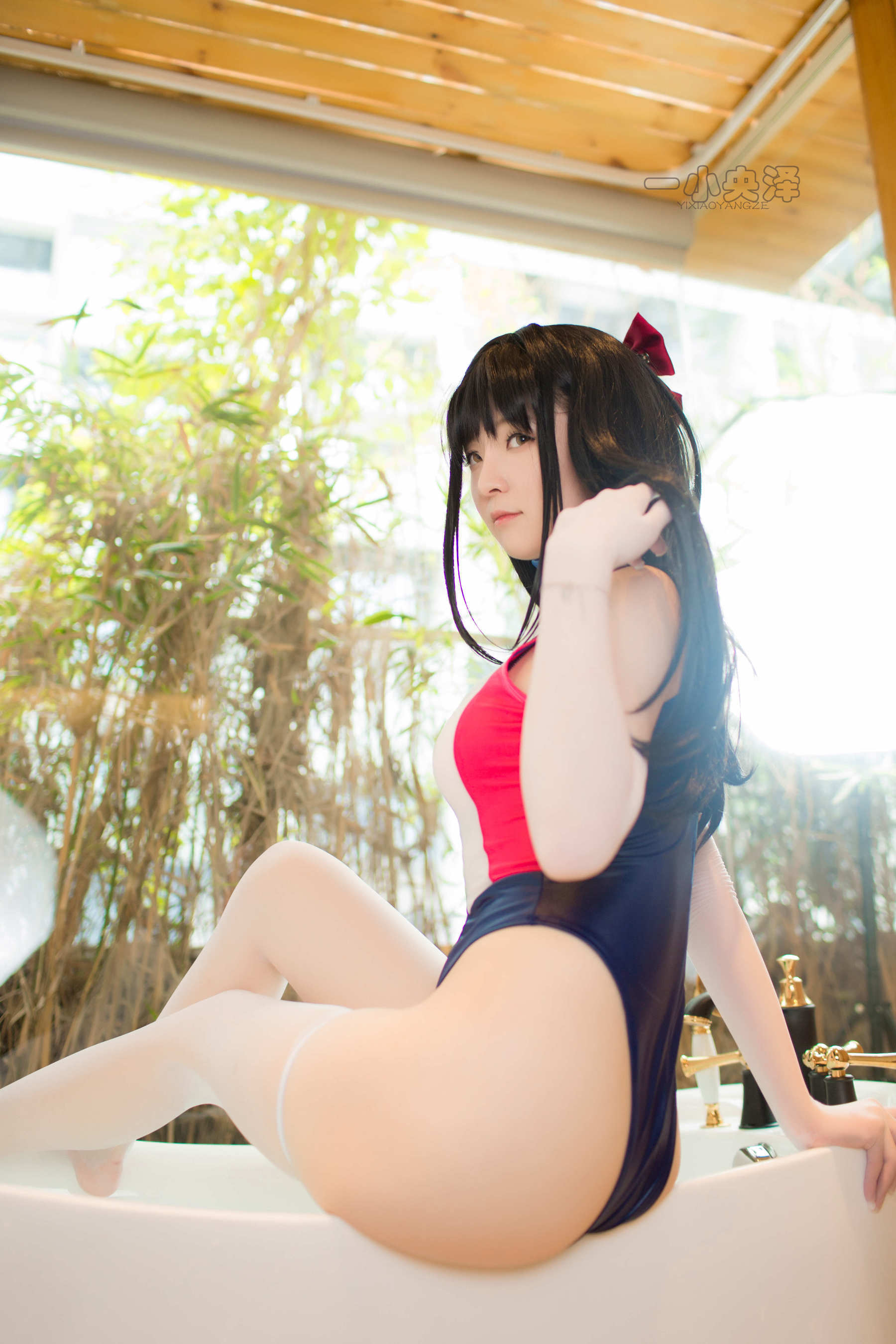 [萝莉COS] 一小央泽 – 猫女泳衣 [33P]-妍画集