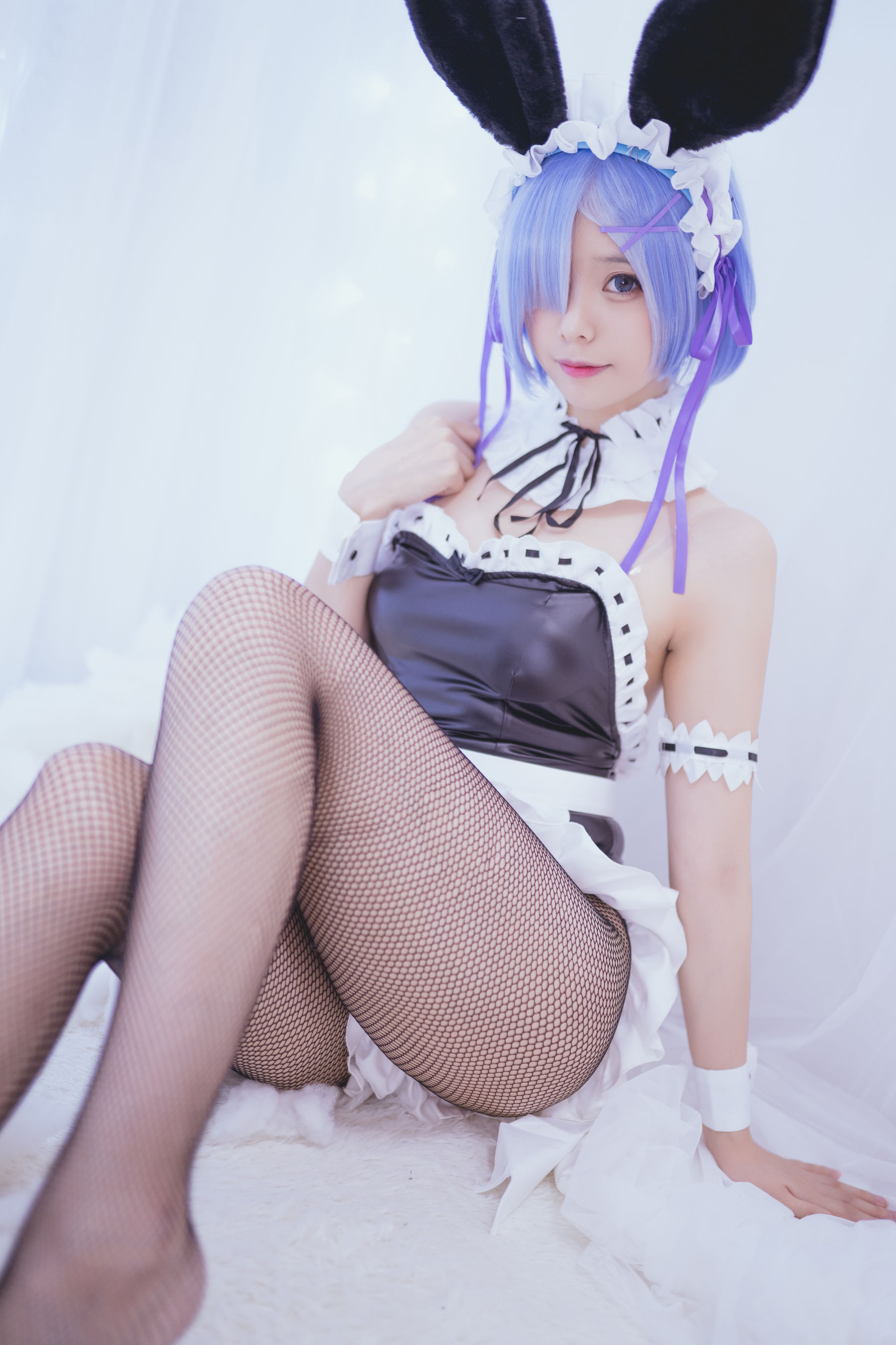 萌系小野妹子w 蕾姆 兔女郎 [26P]-妍画集