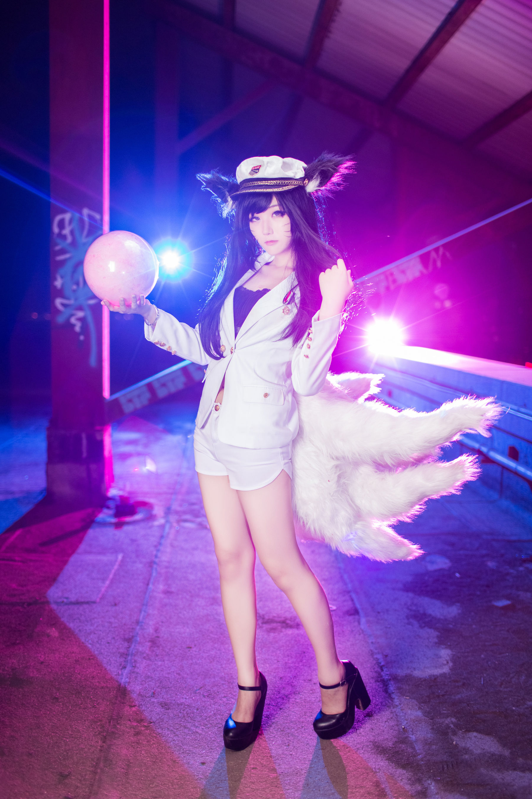 动漫博主浅野菌子 – 英雄联盟 九尾妖狐阿狸 [7P]-妍画集