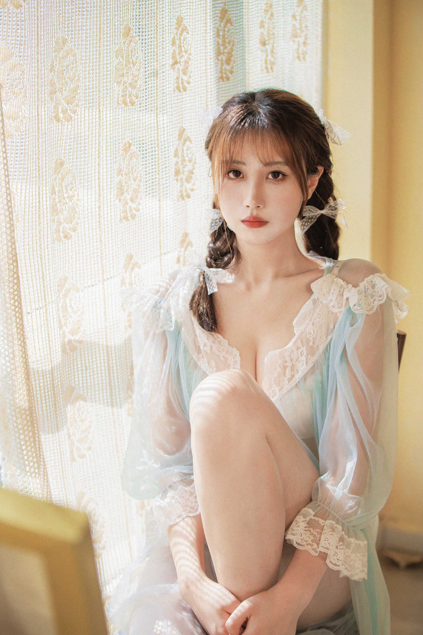 次元少女念雪ww – 蓝纱衣 [40P]-妍画集