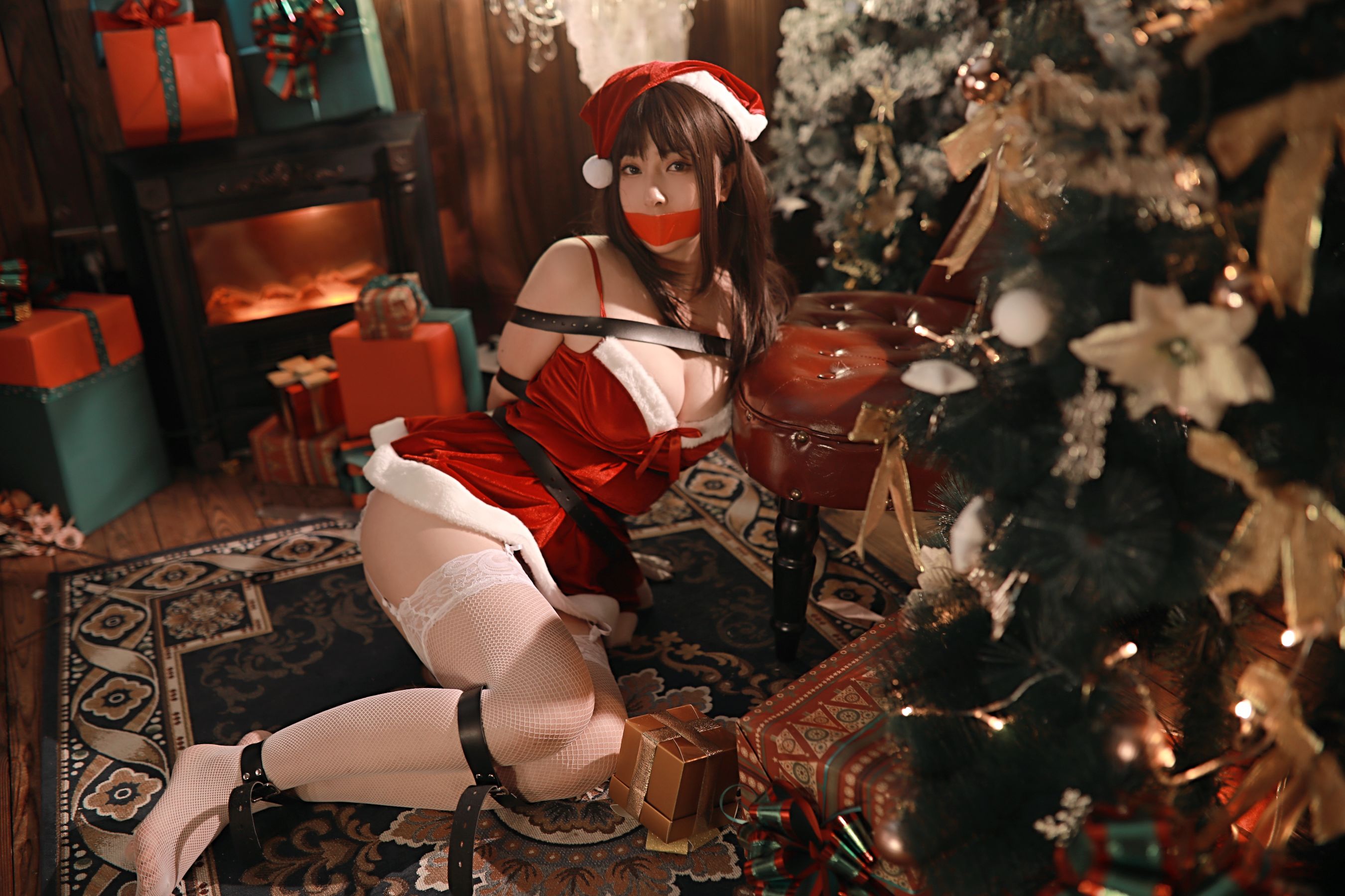 小容仔咕咕咕 – 圣诞礼物×捆绑 [45P] 插图3