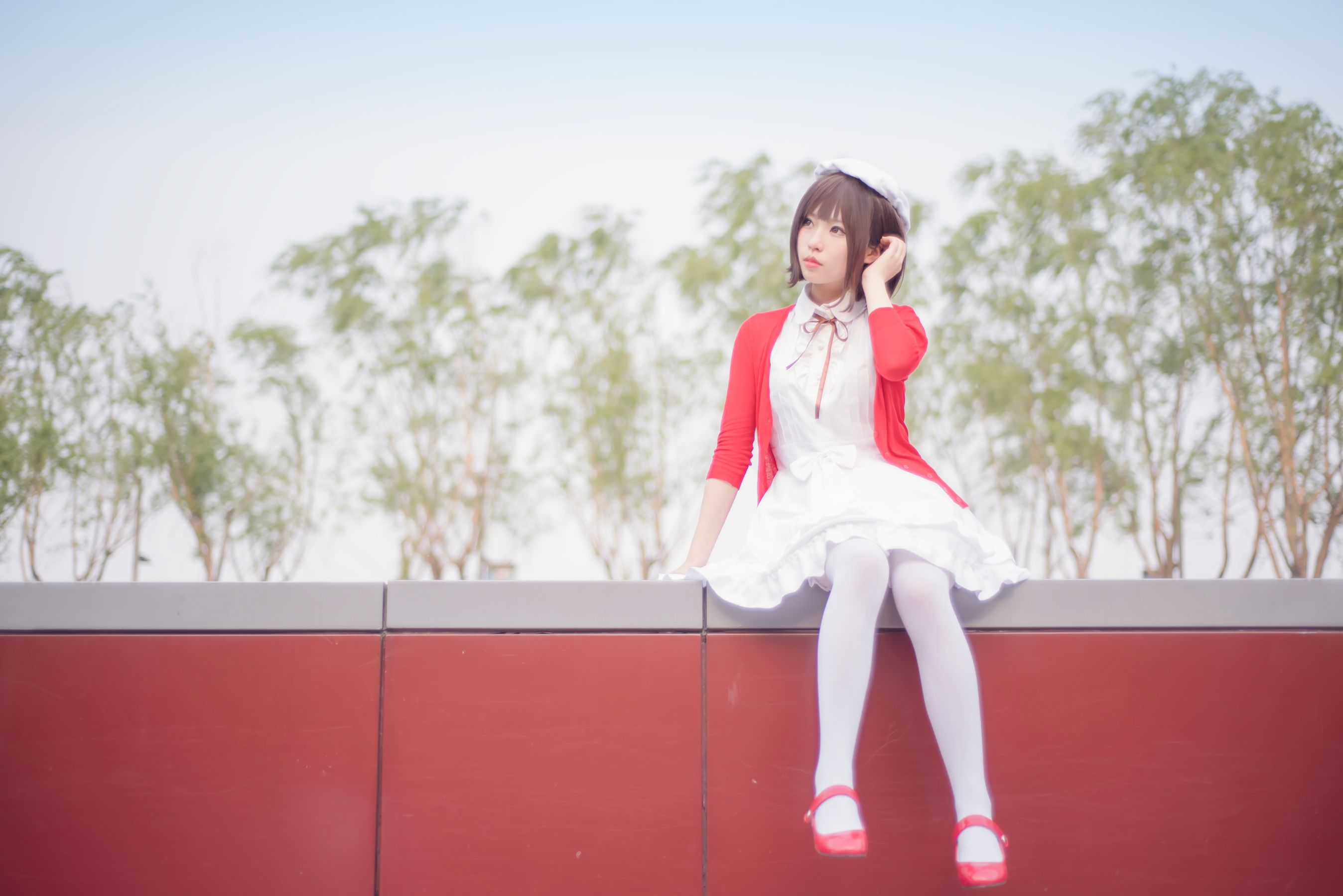 萌妹白易子教主 – 加藤惠 [12P]-妍画集