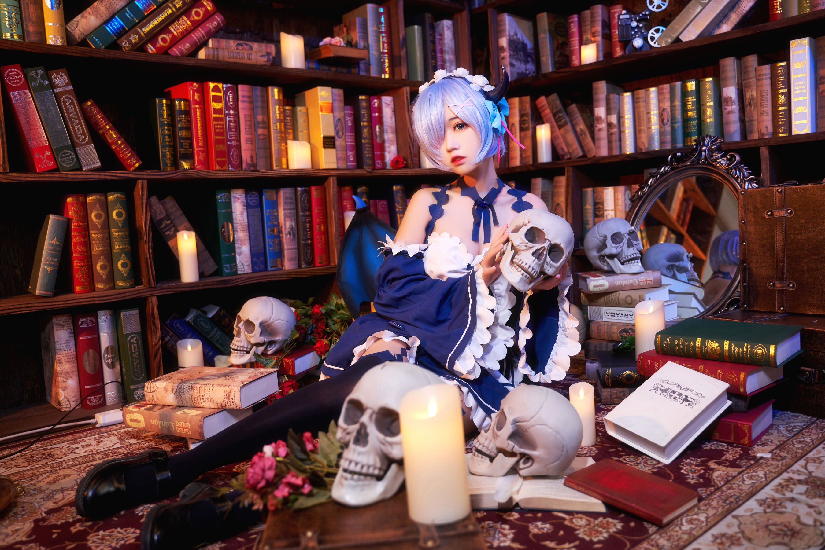 猫君君MaoJun – 雷姆小恶魔 [23P]-妍画集