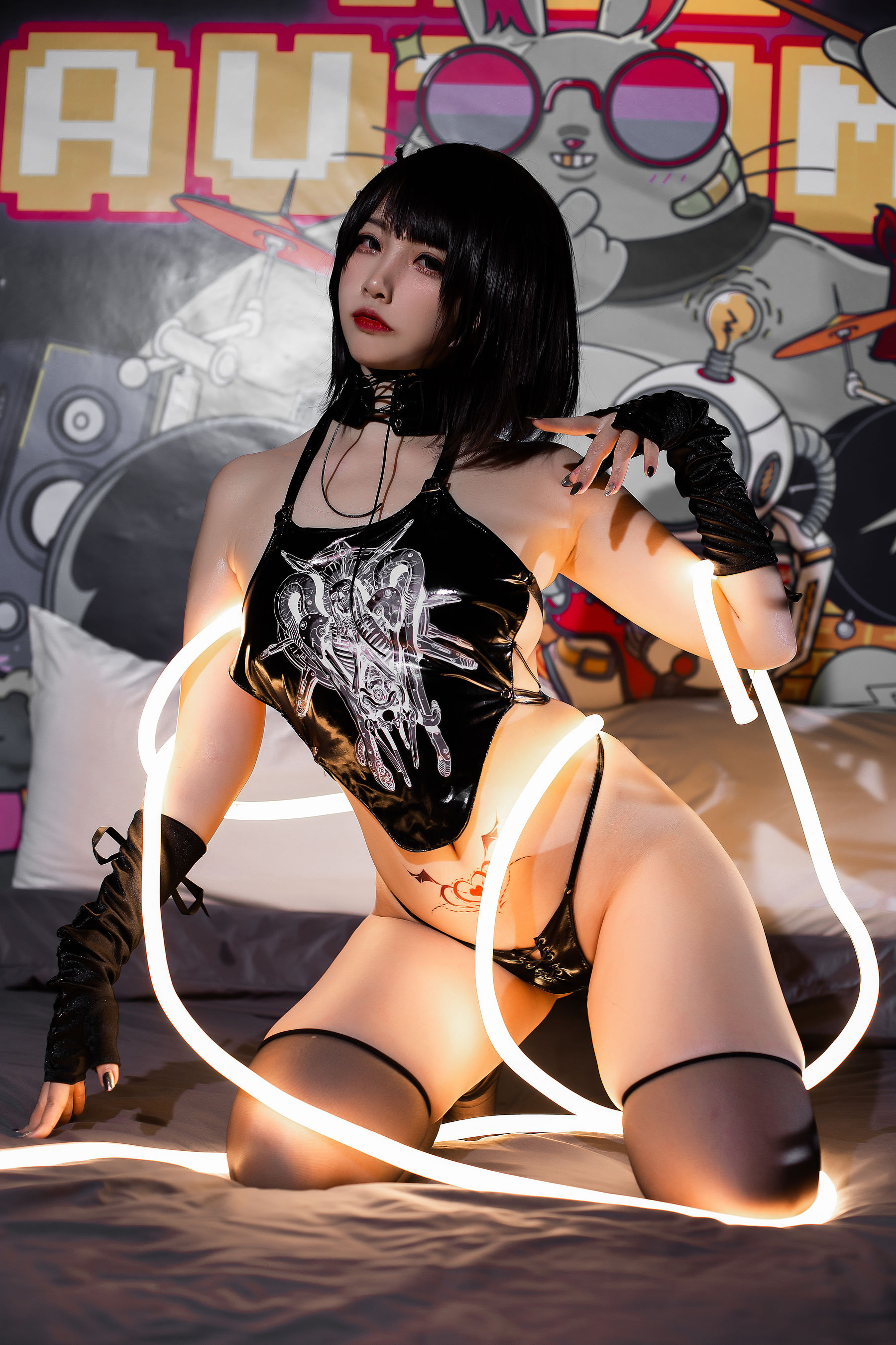 人气Coser二佐Nisa – 乖张肚兜 [35P]-妍画集