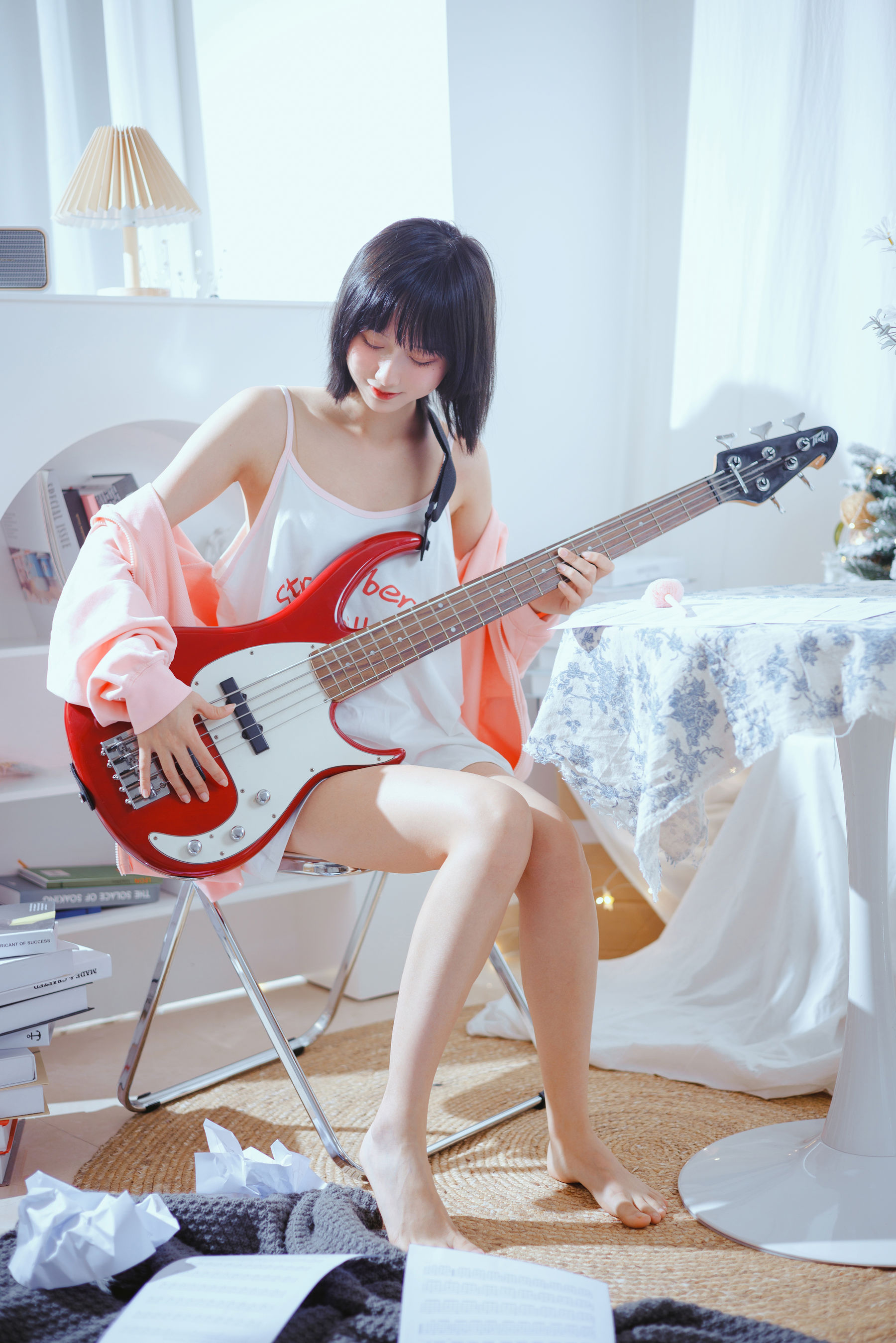 萌系小姐姐木绵绵OwO – 贝斯与妹妹 [53P] 插图3