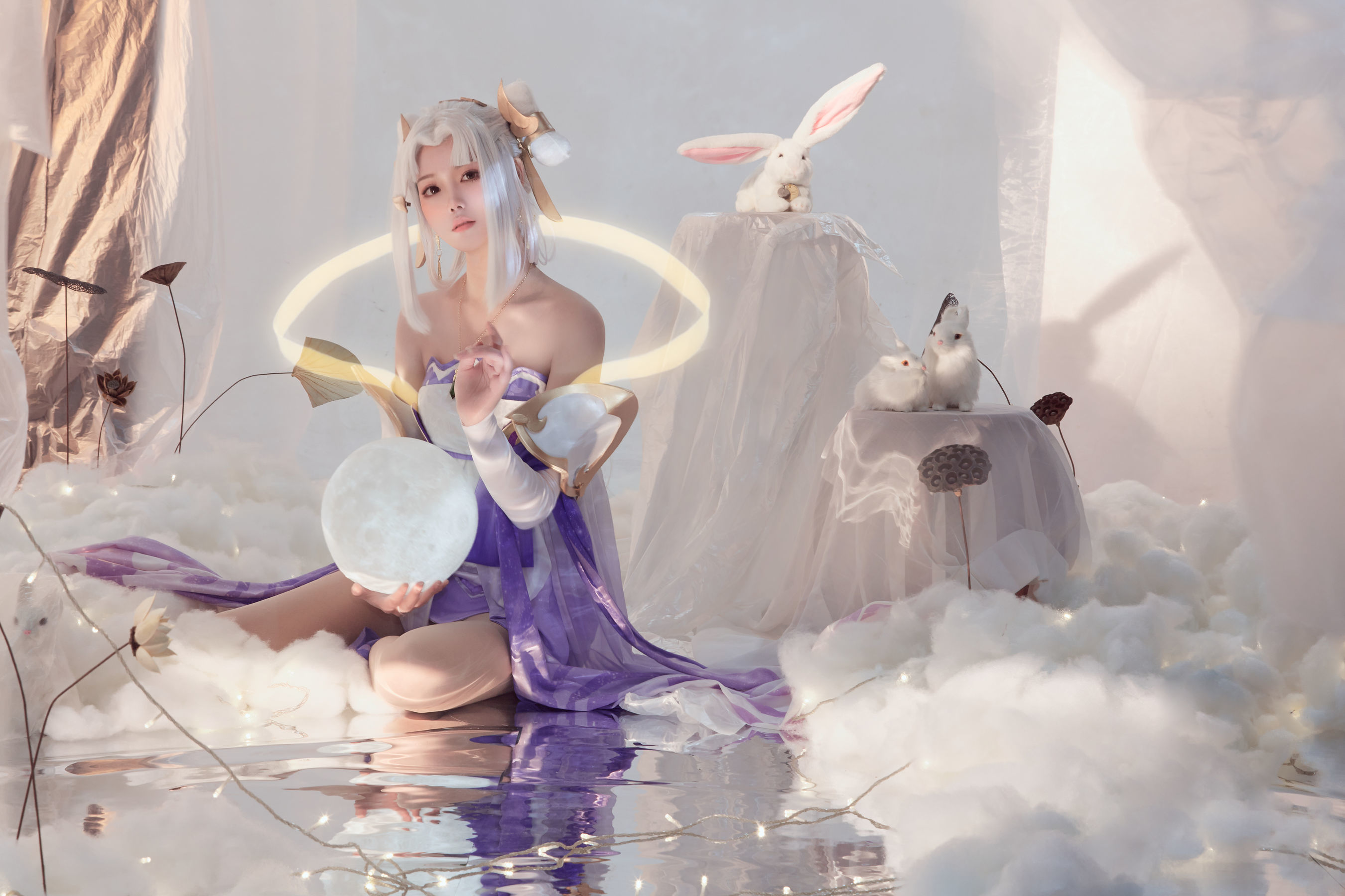 人气coser戚顾儿MIKI 王者荣耀 嫦娥 [22P]-妍画集