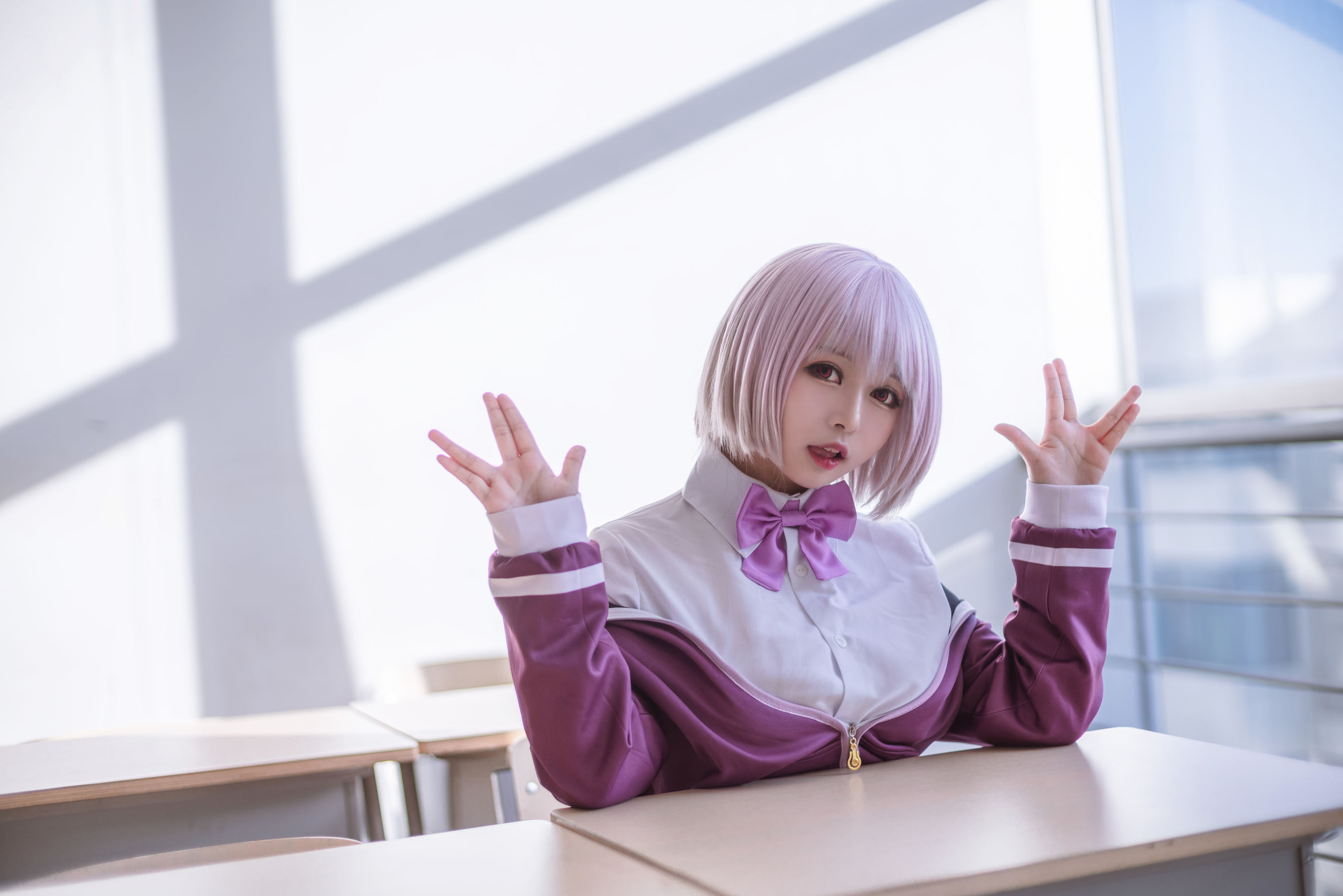 大眼萌妹黑猫猫OvO – 新条茜 [9P]-妍画集