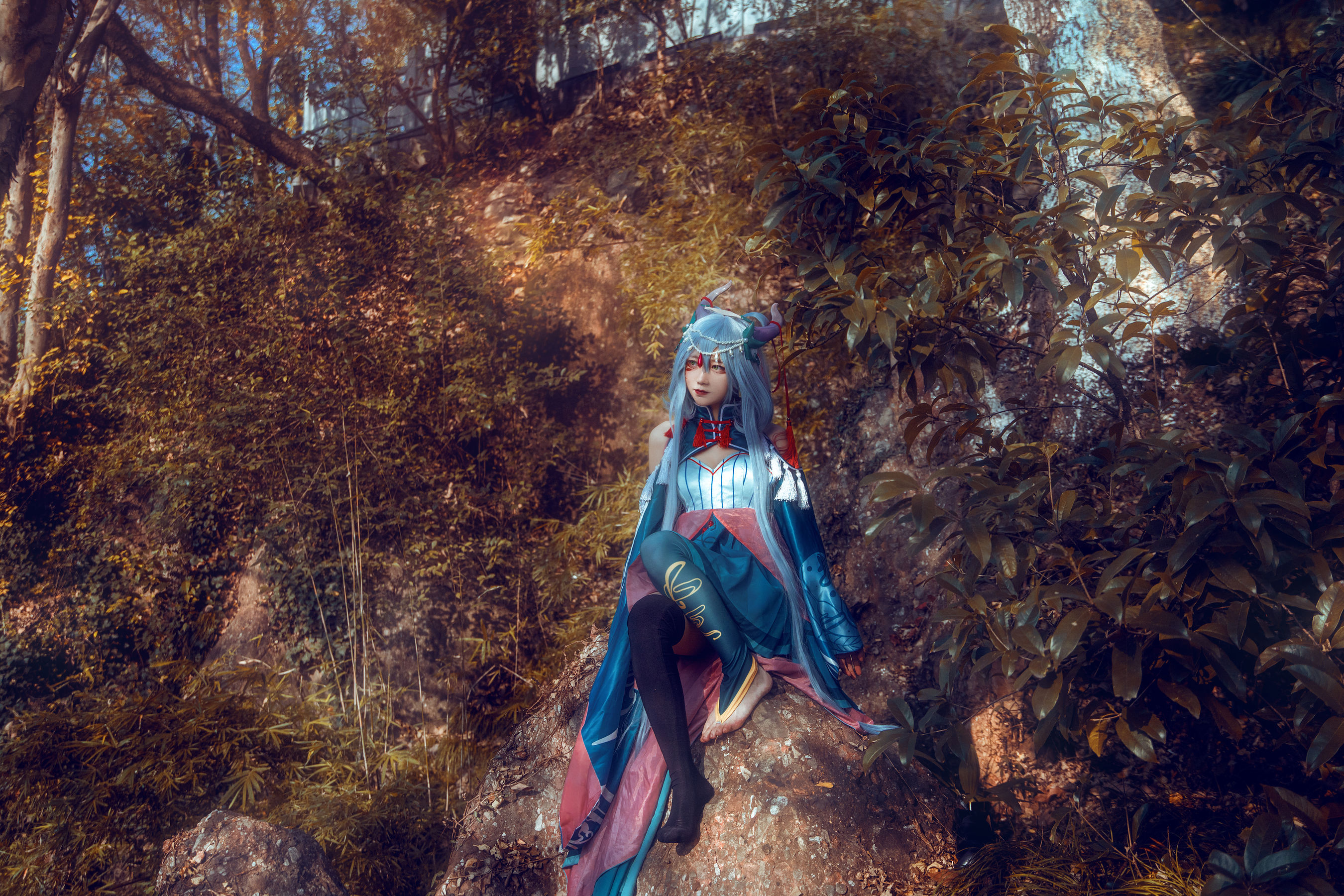 [Cosplay写真] 动漫博主弦音sic – 洛天依 上古神話 [9P]-妍画集