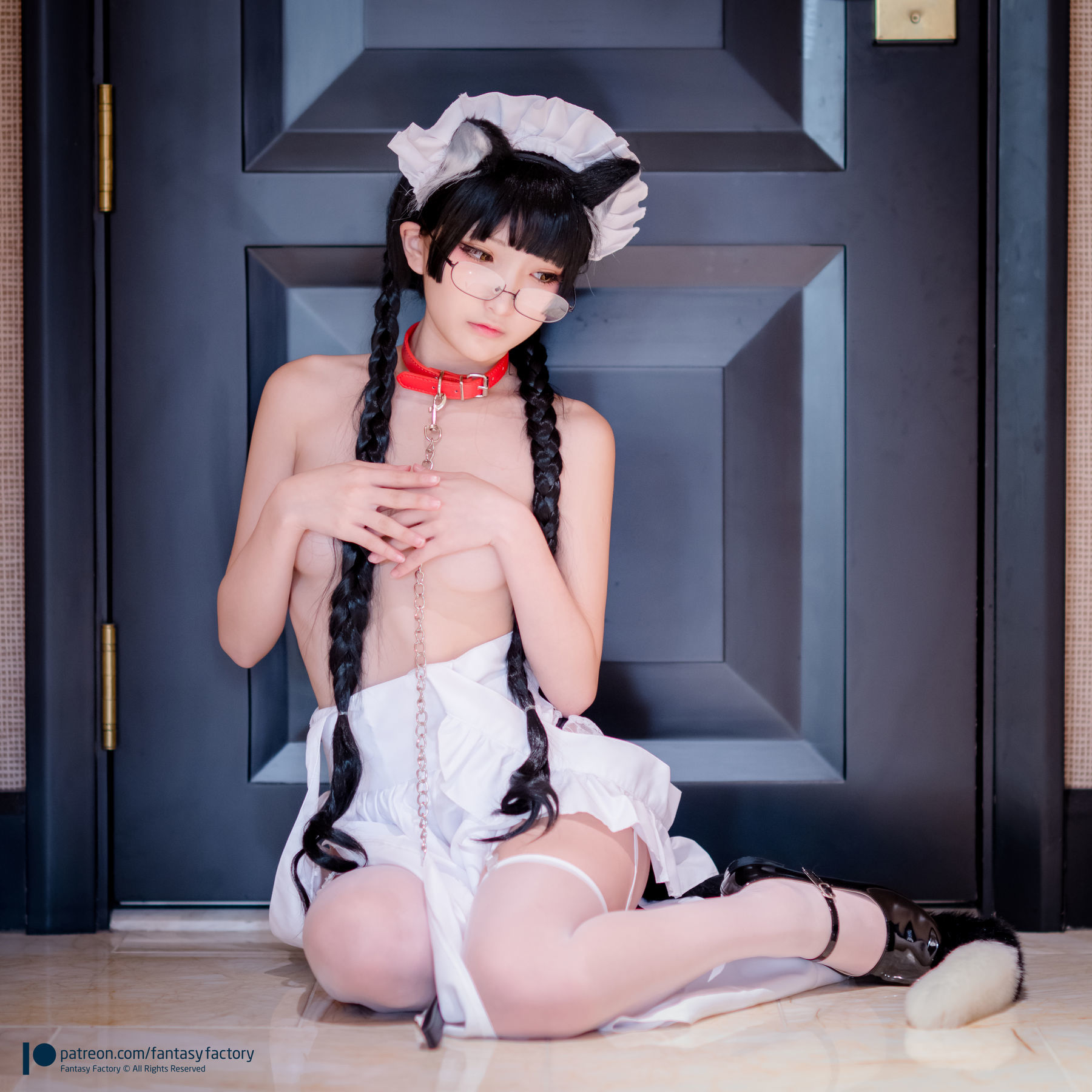 [Fantasy Factory] 小丁Cosplay – 黑猫女仆 [48P] 插图10