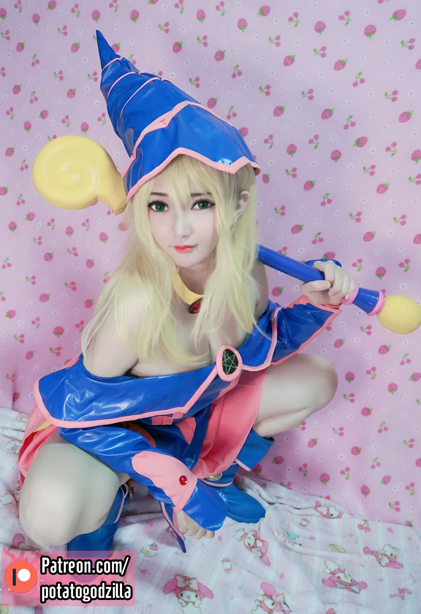 Coser小姐姐Potato Godzilla – Dark Magician Girl [30P] 插图8