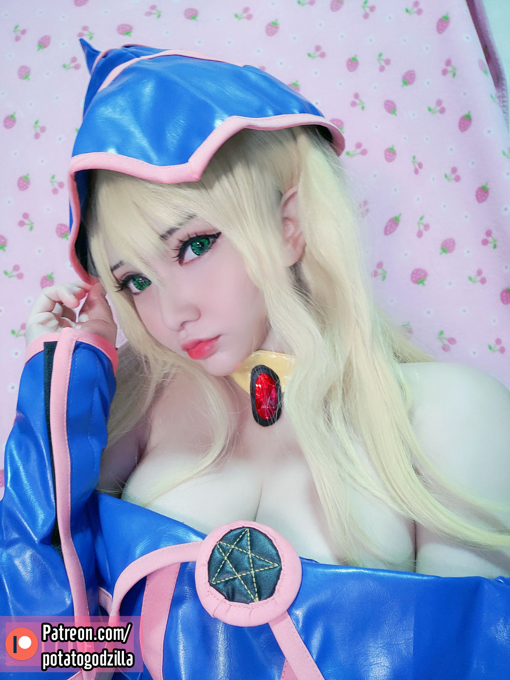 Coser小姐姐Potato Godzilla – Dark Magician Girl [30P] 插图2