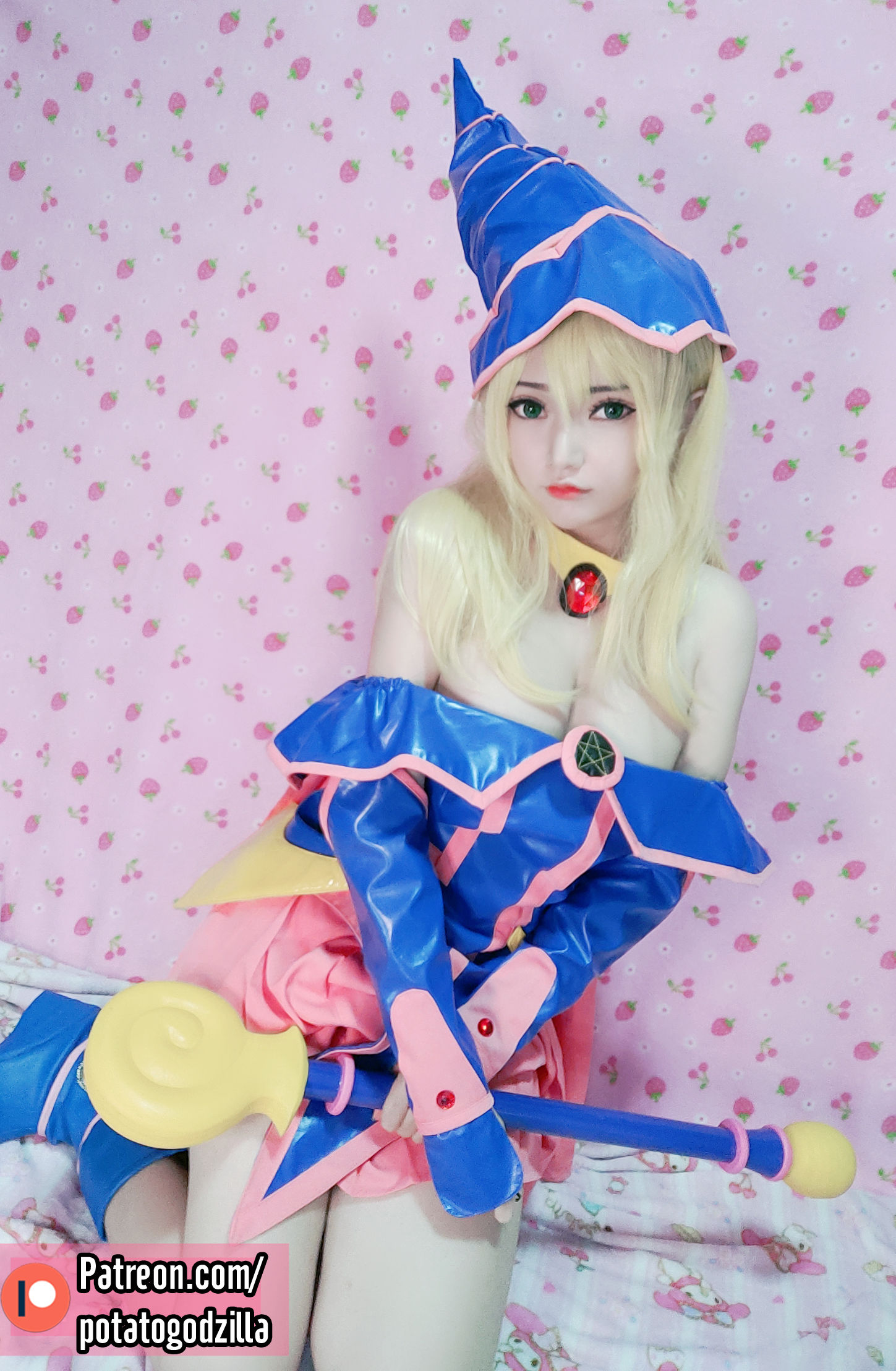 Coser小姐姐Potato Godzilla – Dark Magician Girl [30P] 插图7