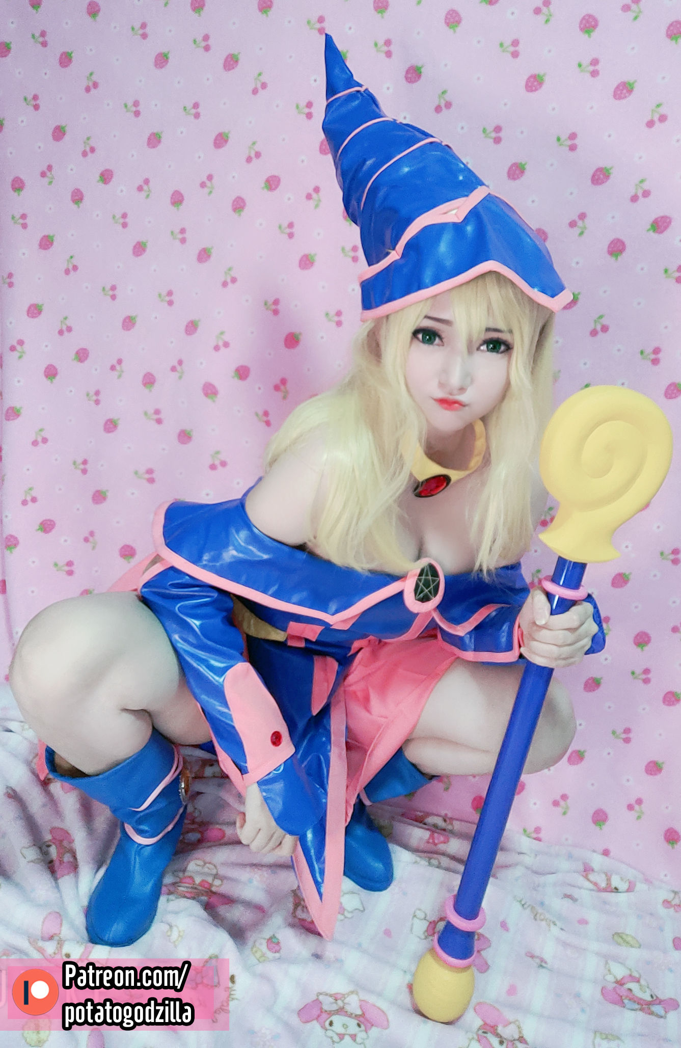 Coser小姐姐Potato Godzilla – Dark Magician Girl [30P] 插图5