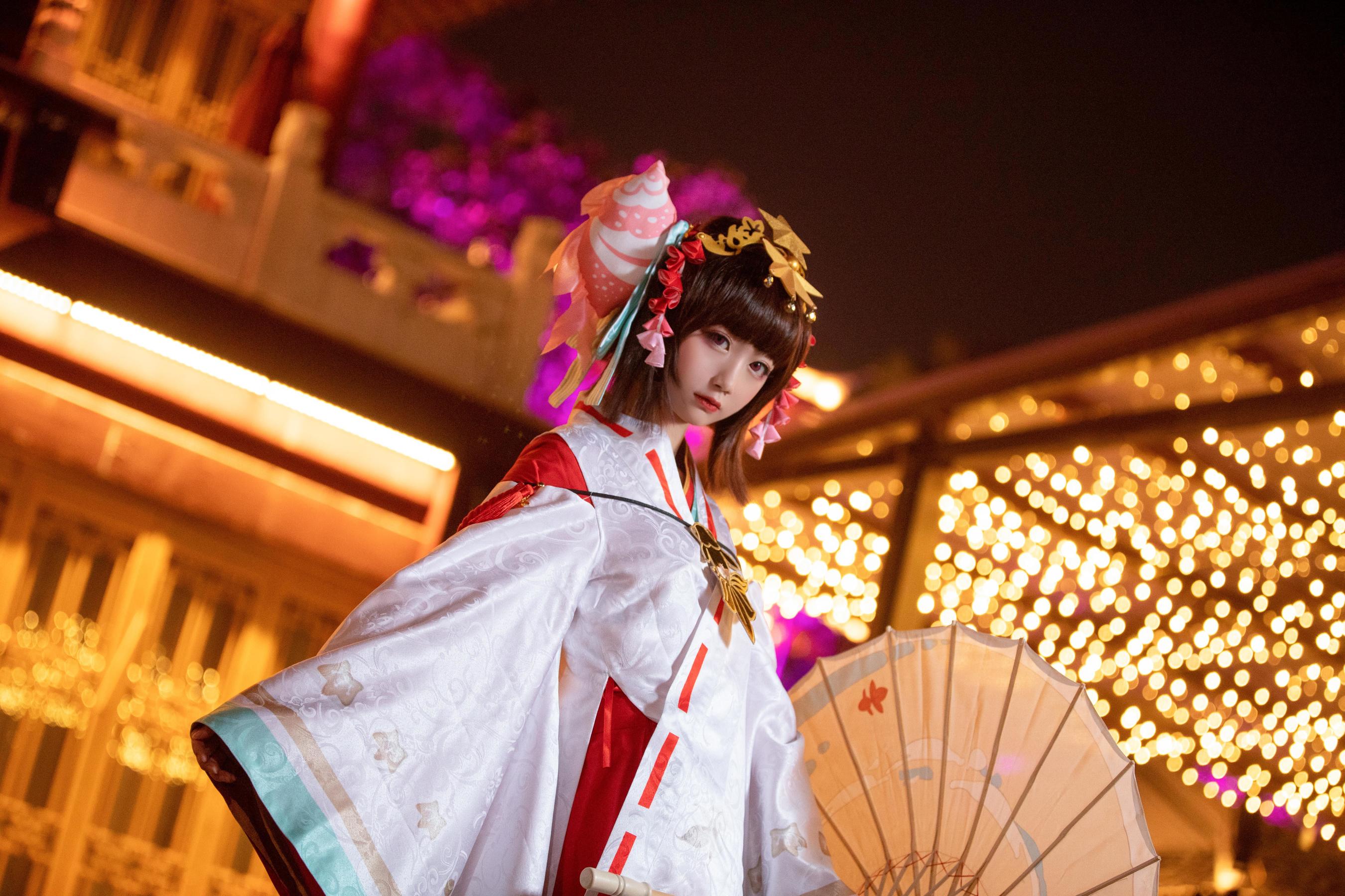 [Cosplay写真] 动漫博主弦音sic – 阴阳师 神乐 [15P] 插图9