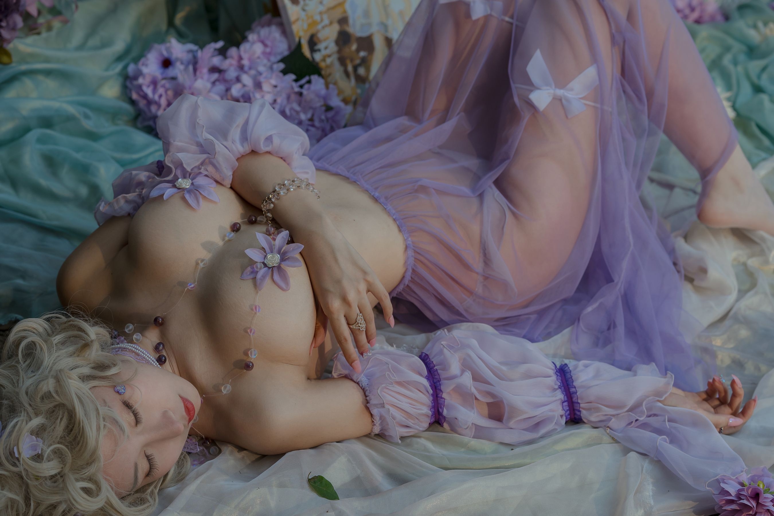 云溪溪 – 奶桃 春风 [50P]-妍画集