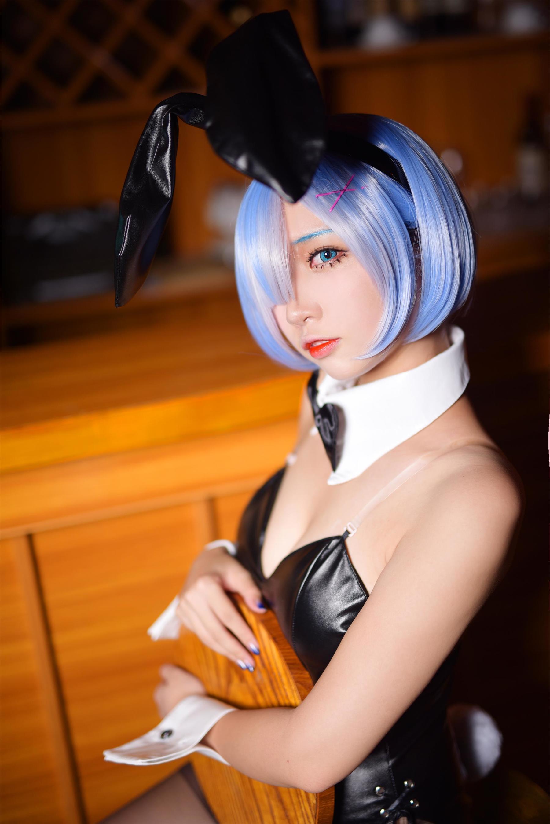 [Cosplay写真] 人气Coser二佐Nisa – 蕾姆兔女郎 [12P] 插图4