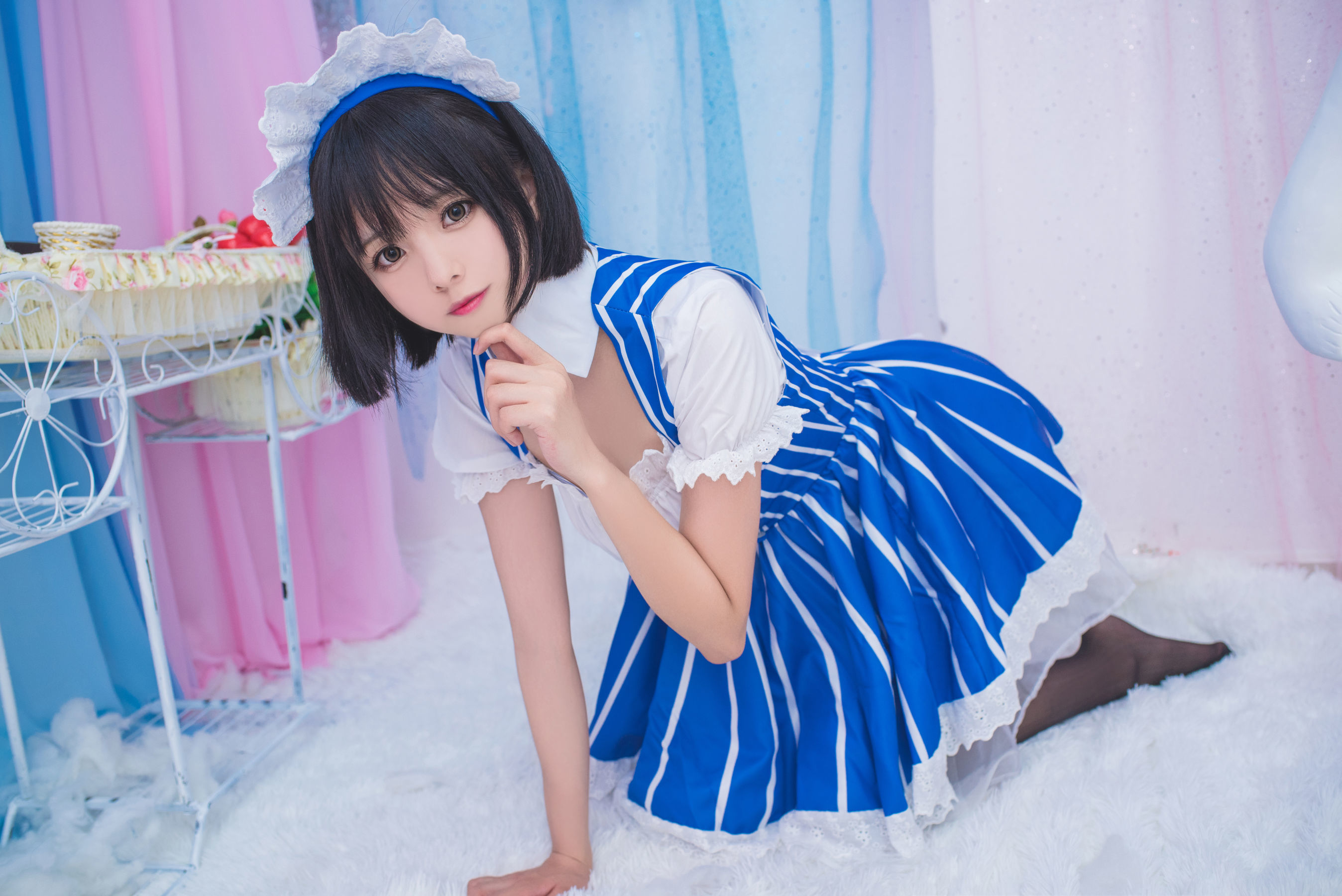 [萝莉COS] 白金Saki – 女仆 [21P] 插图8