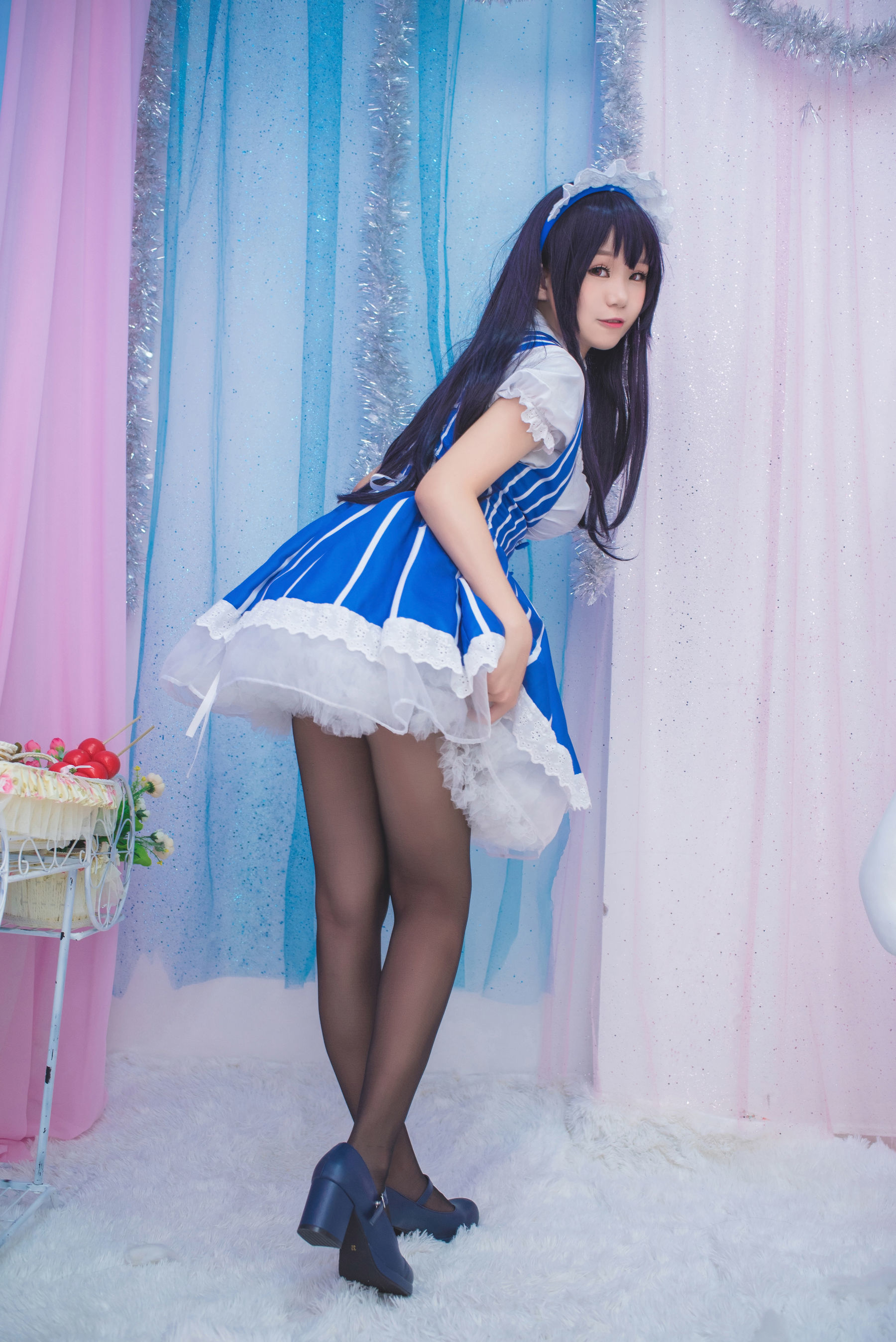 [萝莉COS] 白金Saki – 女仆 [21P] 插图9