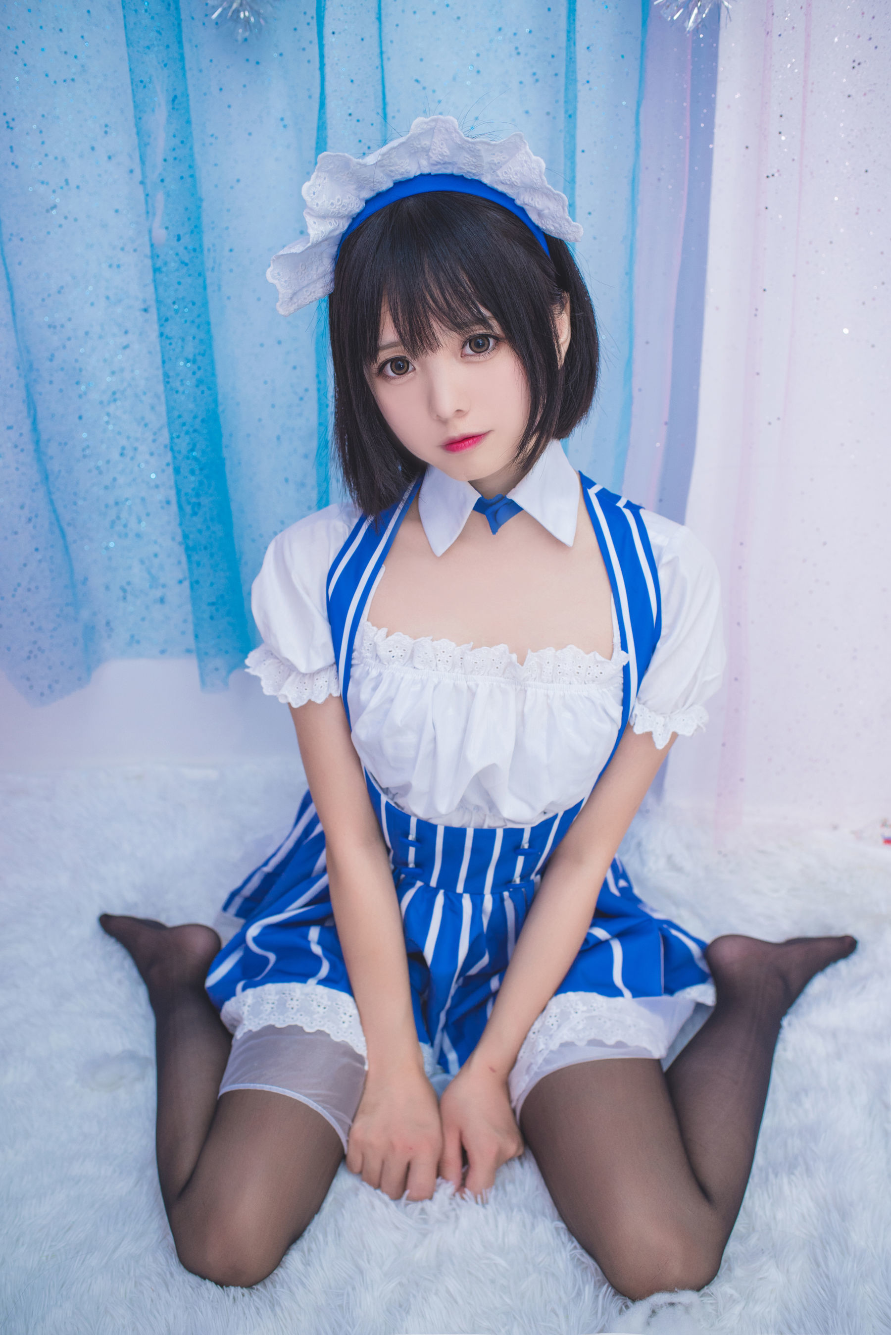 [萝莉COS] 白金Saki – 女仆 [21P] 插图7