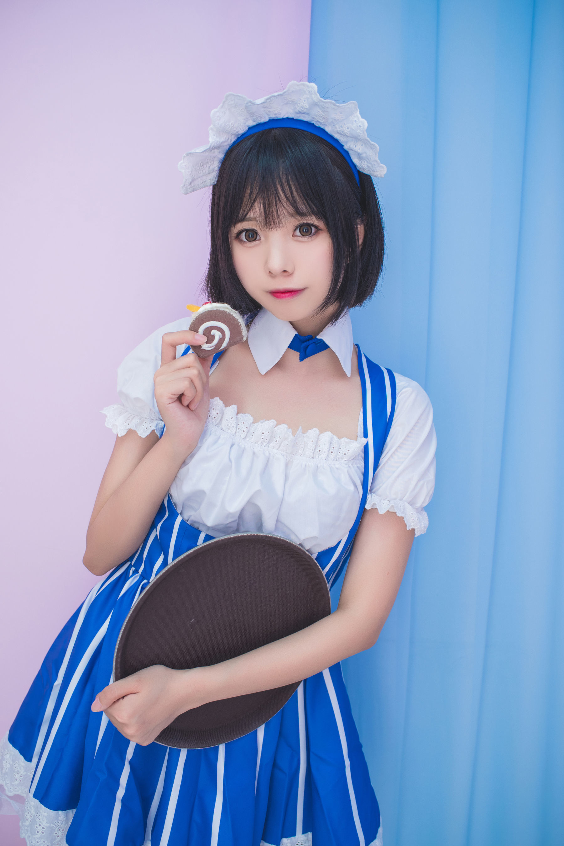 [萝莉COS] 白金Saki – 女仆 [21P] 插图6