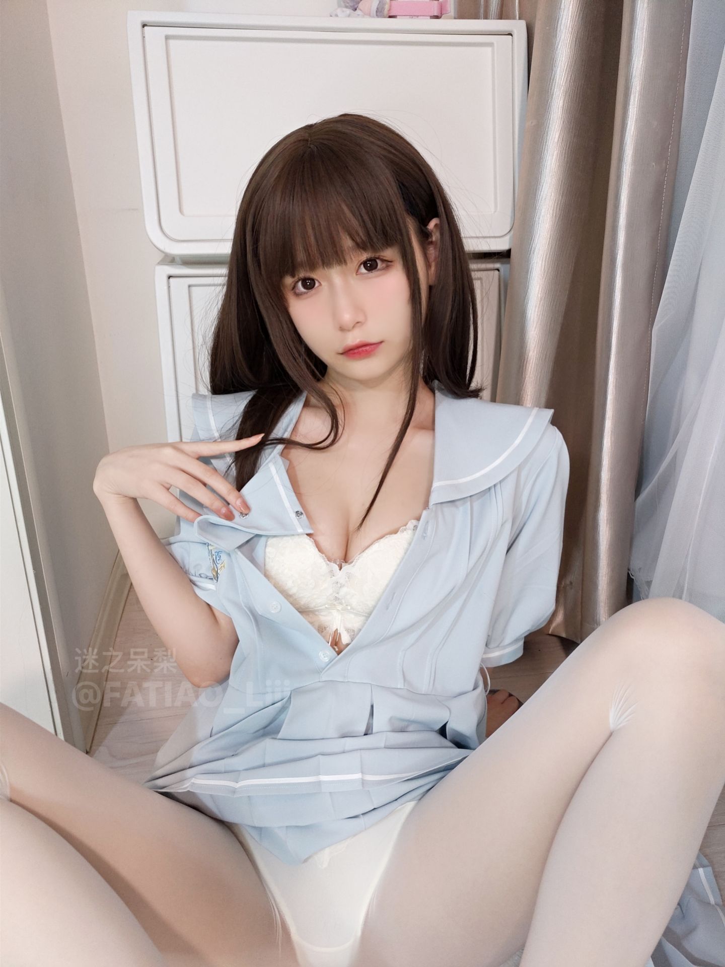 迷之呆梨(发条少女)[fantia] – 灰丝情 [20P] 插图4