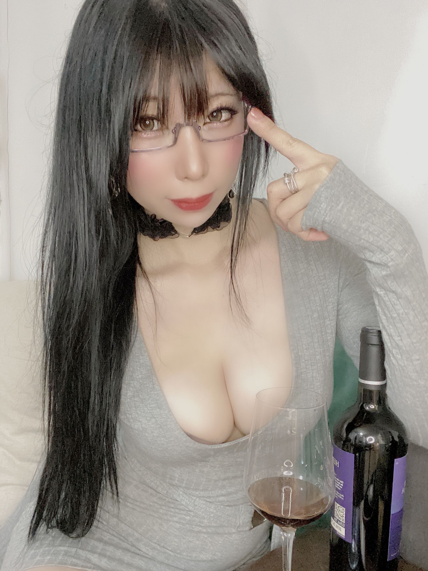 [Cosplay写真] 二次元巨乳美女鹿野希 – 酒酔い先輩 [124P] 插图8