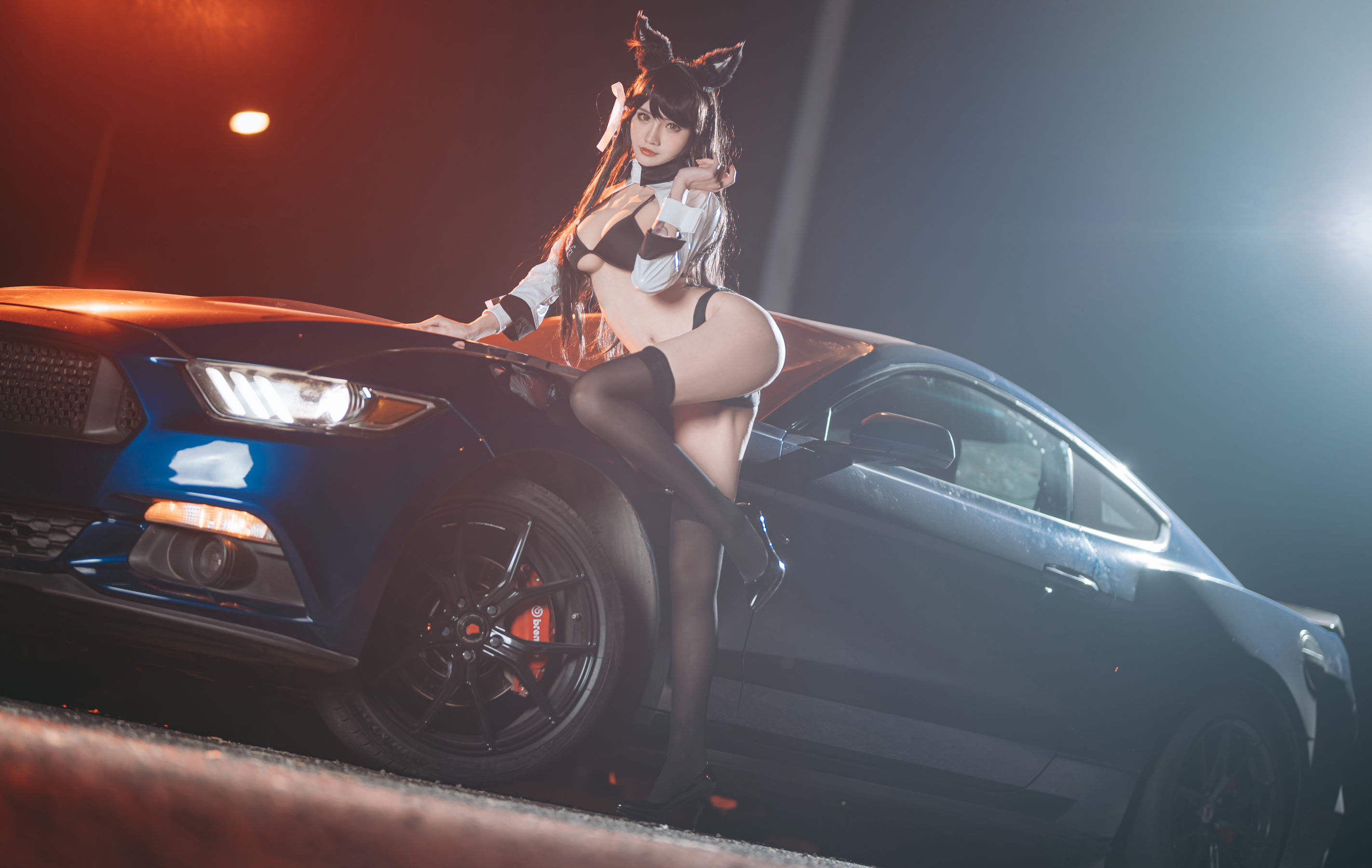 [Cosplay写真] 动漫博主一只冉呐 – 爱宕赛车 [21P] 2023-02-18 15:37:41 - 妍画集-妍画集