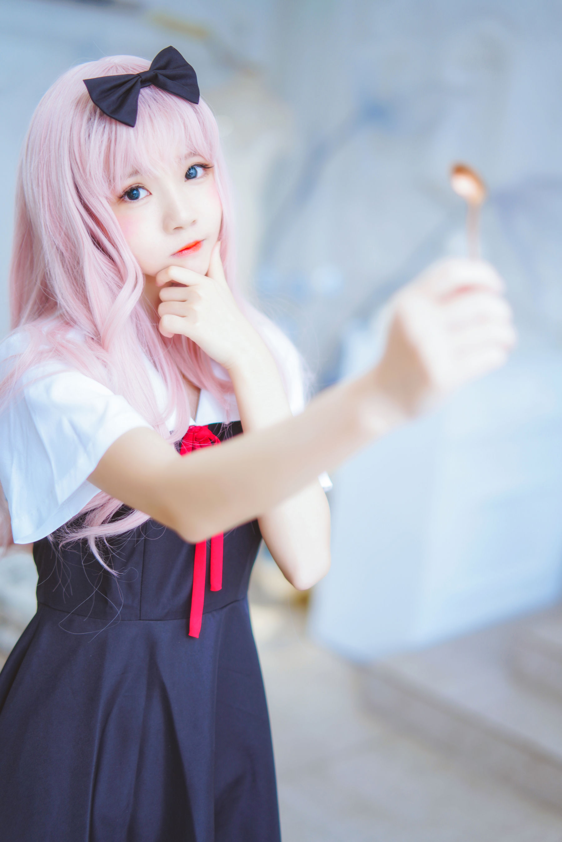 [萝莉COS] 桜桃喵《藤原千花》 [48P] 插图6