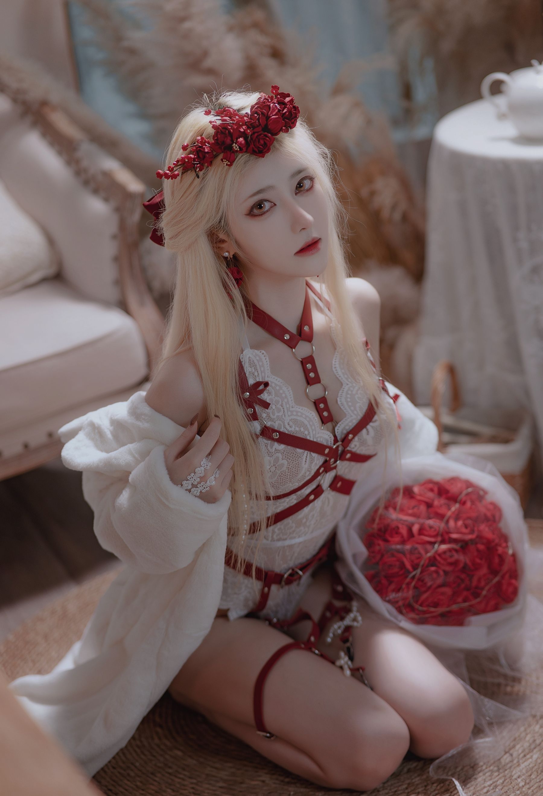 动漫博主南桃Momoko – 玫瑰 [26P] 插图10