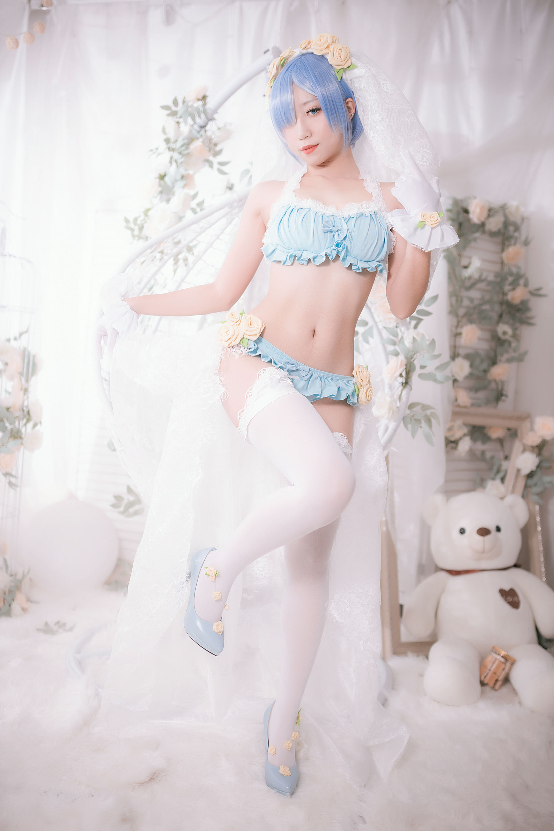 动漫博主Money冷冷 – 蕾姆 [15P] 2023-03-03 22:13:00 - 妍画集-妍画集