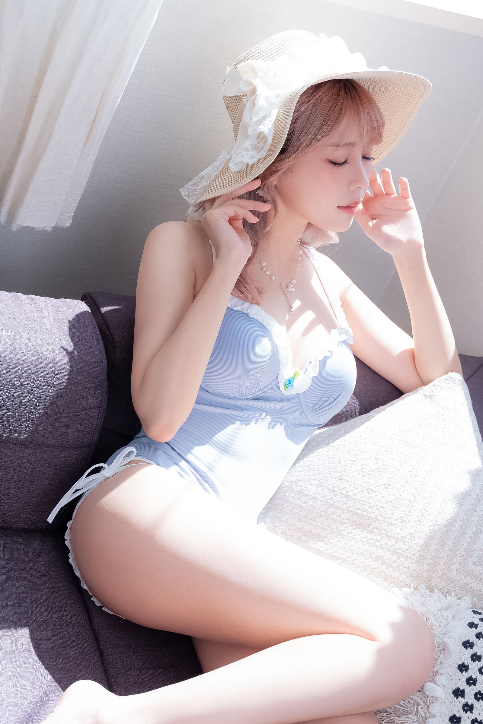 Ely_eee(ElyEE子) – Mist Blue Lady [37P] 插图9