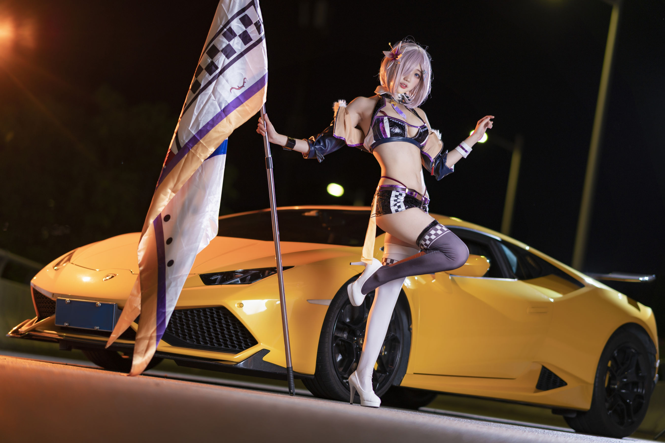 [Cosplay写真] 周叽是可爱兔兔 – 玛修赛车 [21P] 插图4