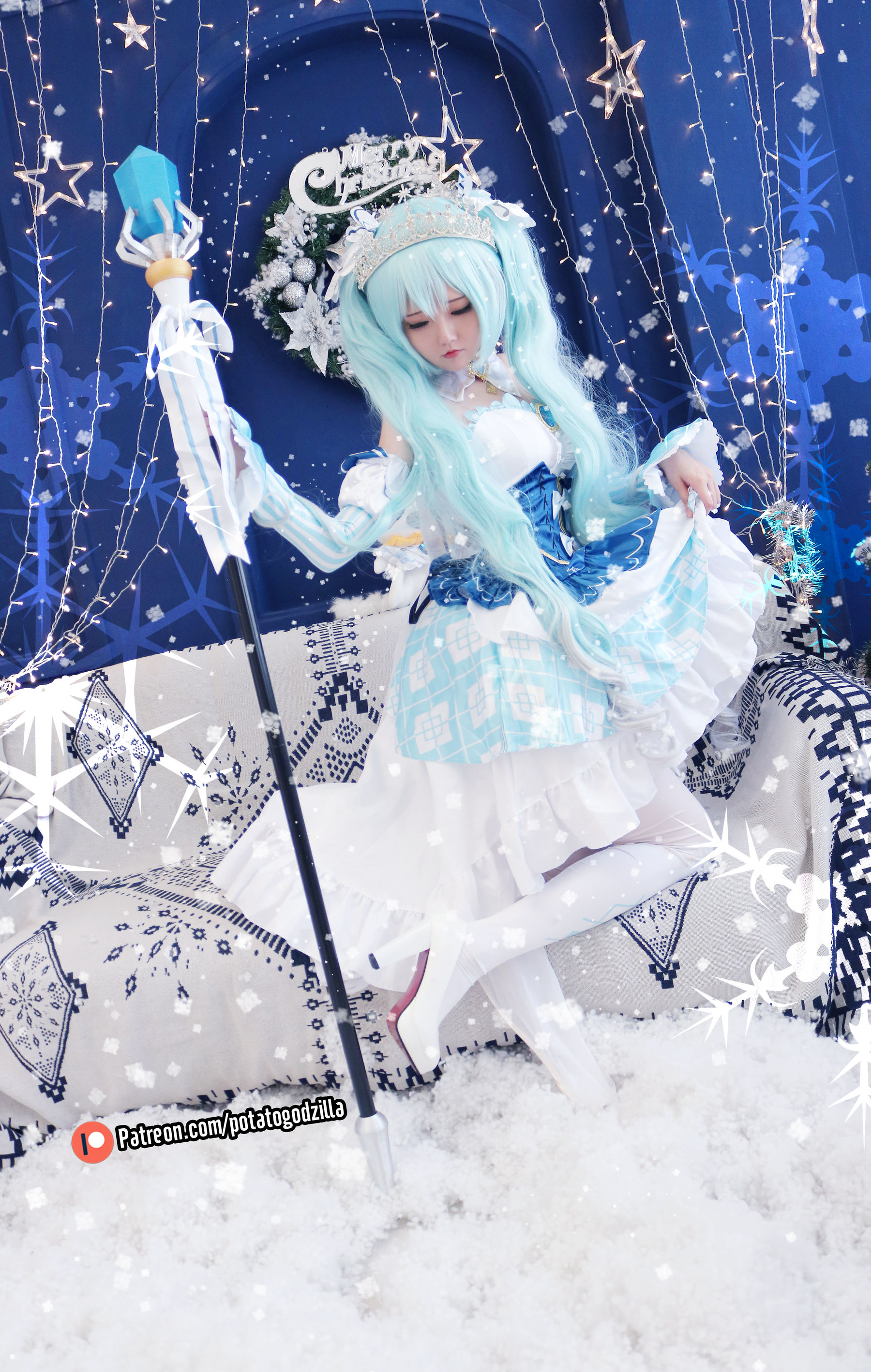 Coser小姐姐Potato Godzilla – Snow Miku [41P] 插图5