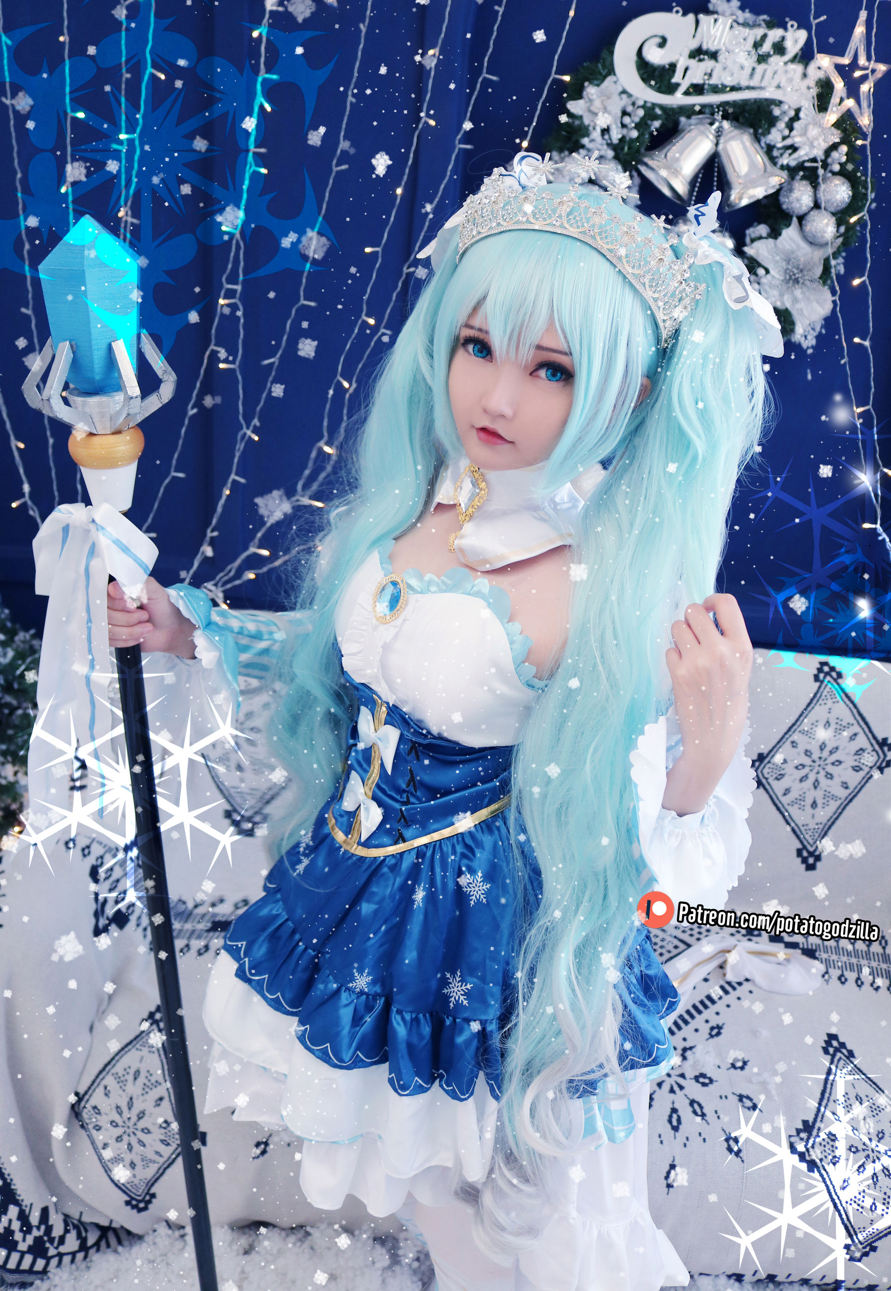 Coser小姐姐Potato Godzilla – Snow Miku [41P] 插图2