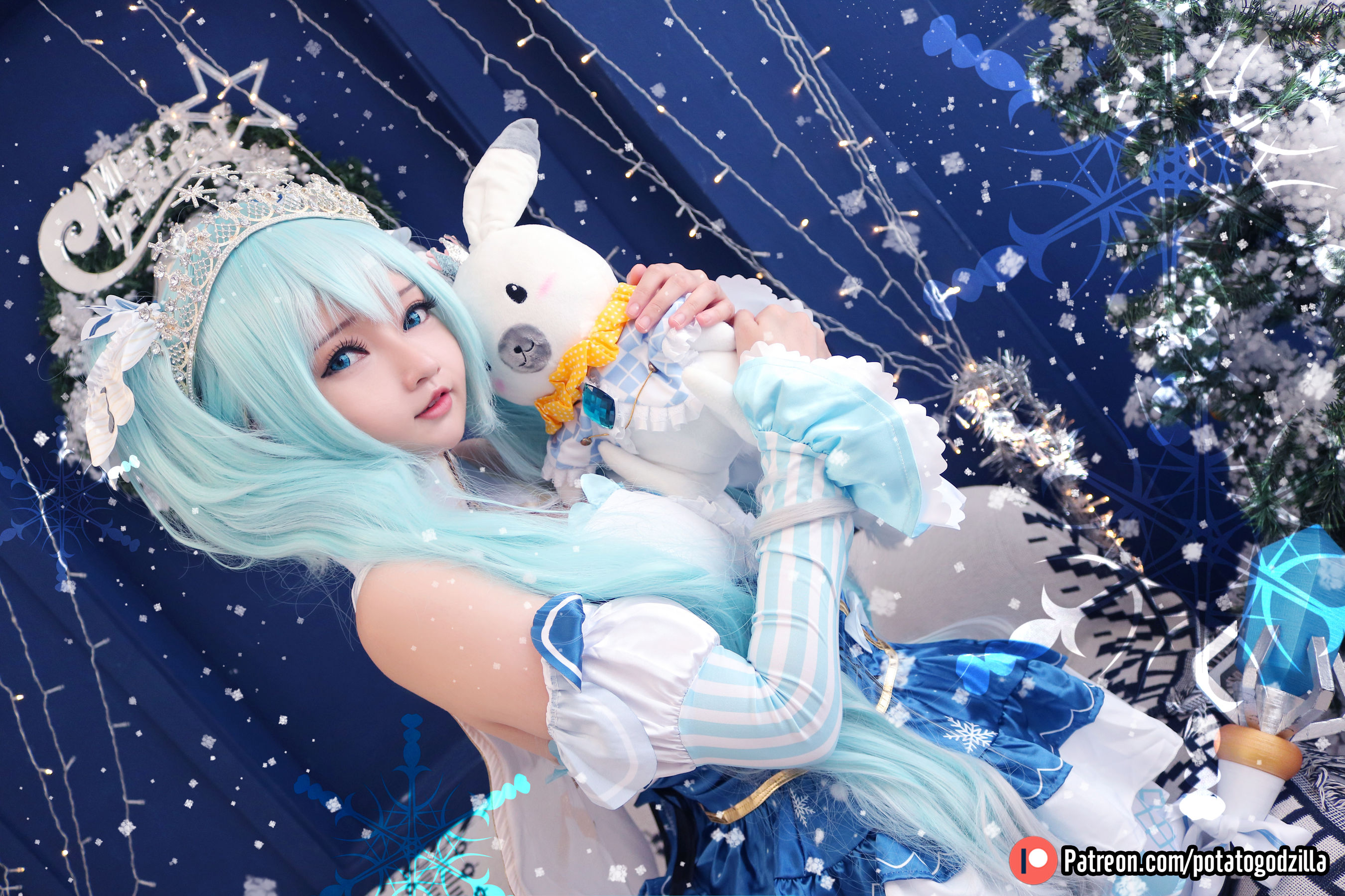 Coser小姐姐Potato Godzilla – Snow Miku [41P] 插图7