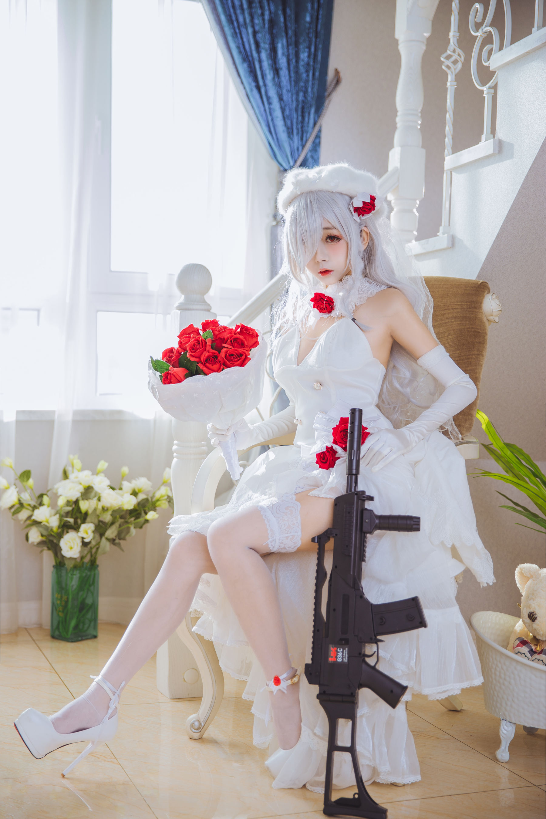 Cosplay日奈娇 g36c 礼服 [40P] 2023-03-22 18:20:18 - 妍画集-妍画集