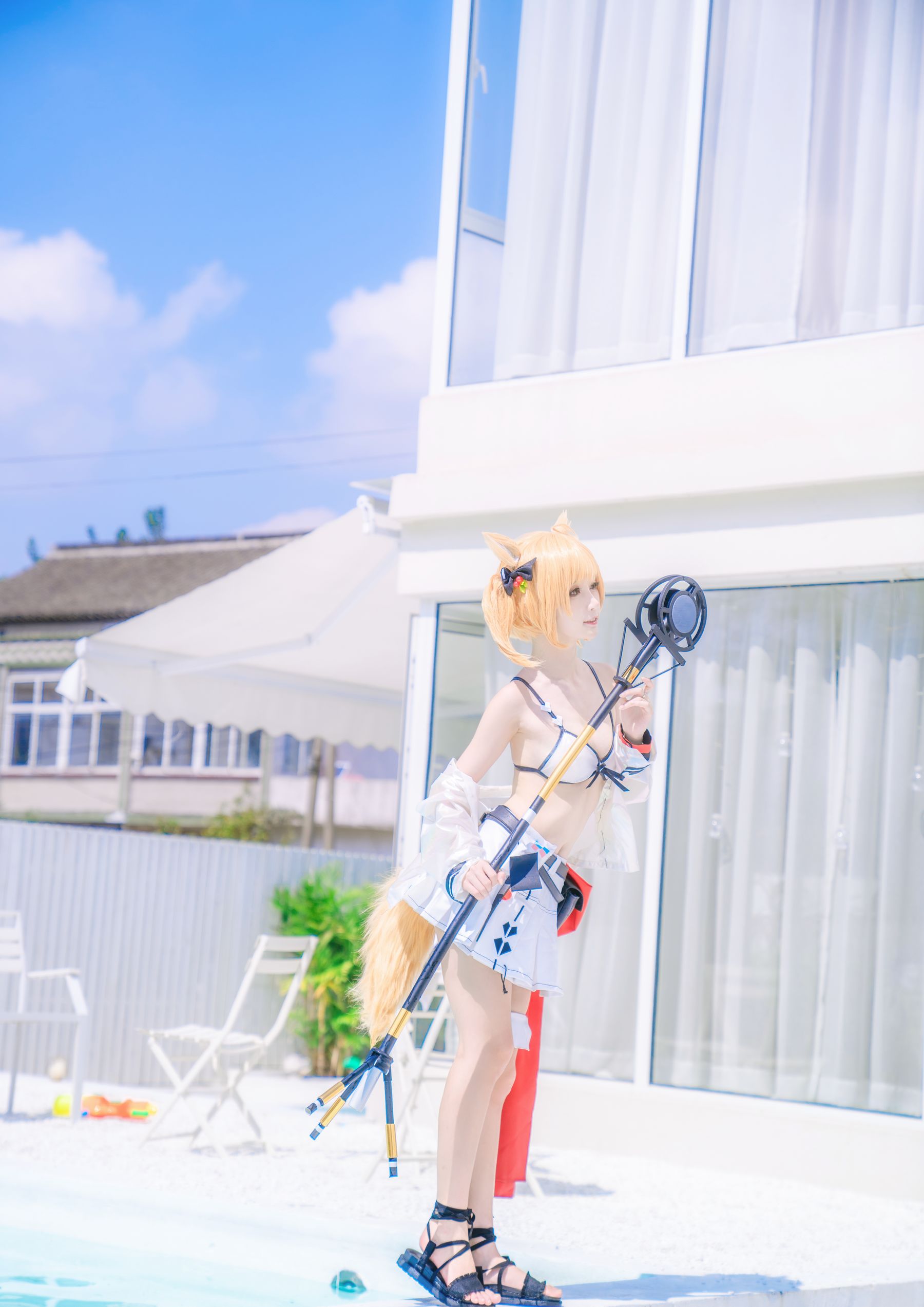 [Cosplay写真] 萌宠博主yui金鱼 – 空泳装 [9P] 插图4