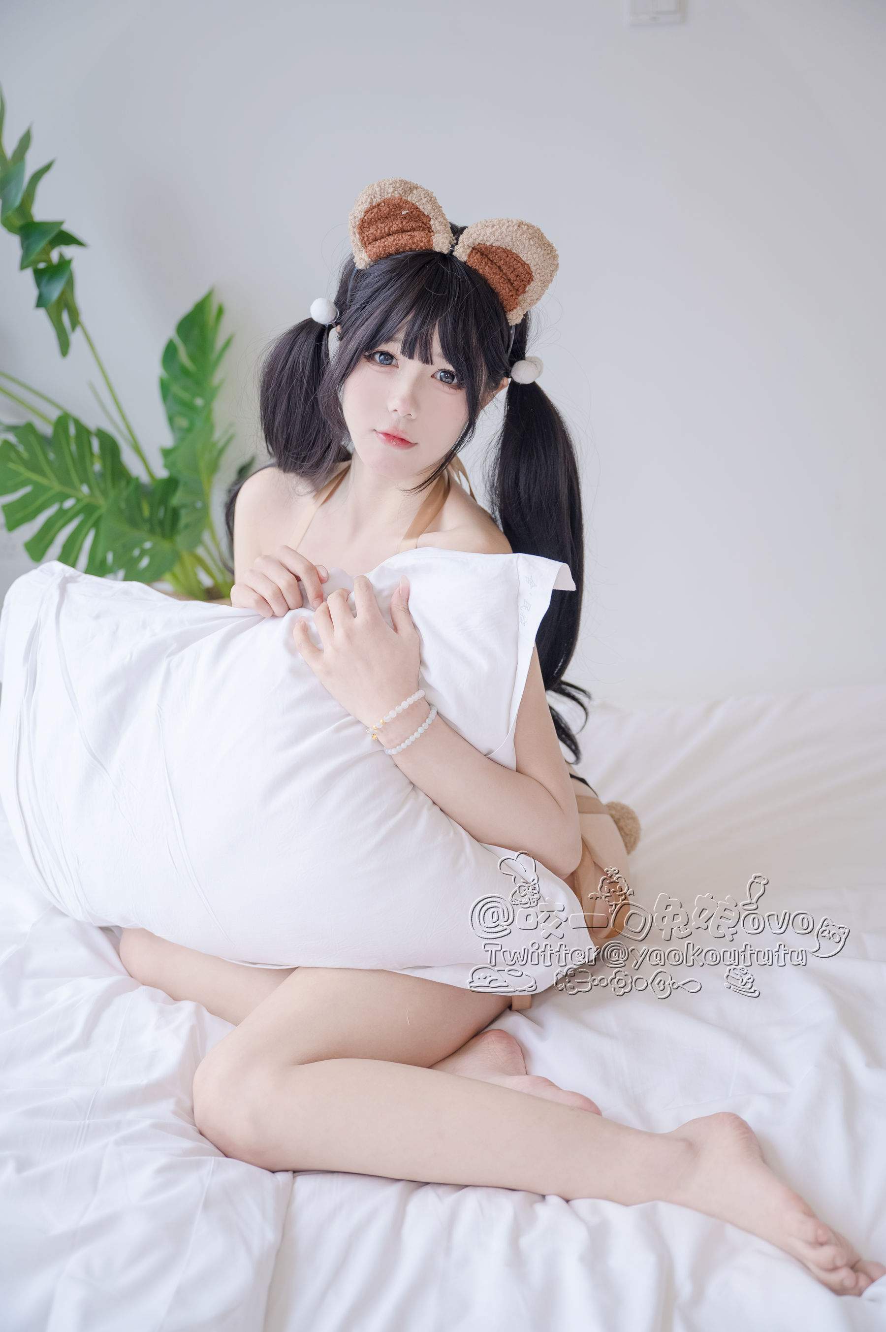 咬一口兔娘 – 小熊睡衣 [60P] 插图2