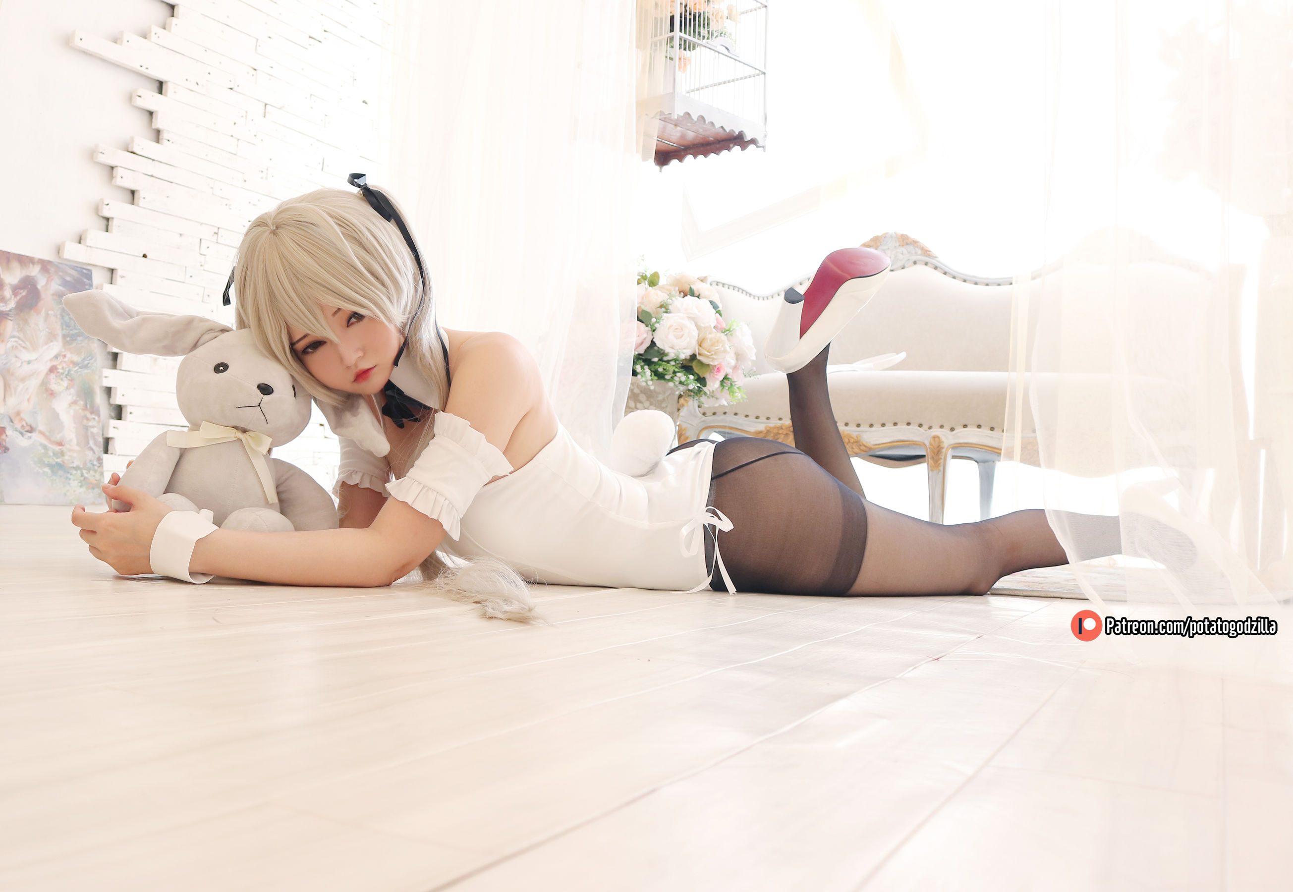 Coser小姐姐Potato Godzilla – Sora Kasugano Bunny Suit [31P] 插图9