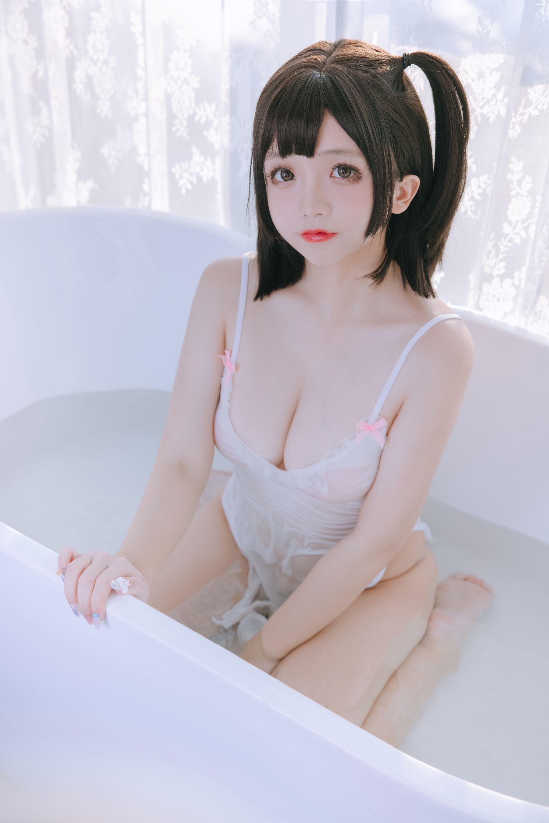 Cosplay日奈娇 – 湿身小白裙 [91P] 2023-05-31 13:25:00 - 妍画集-妍画集