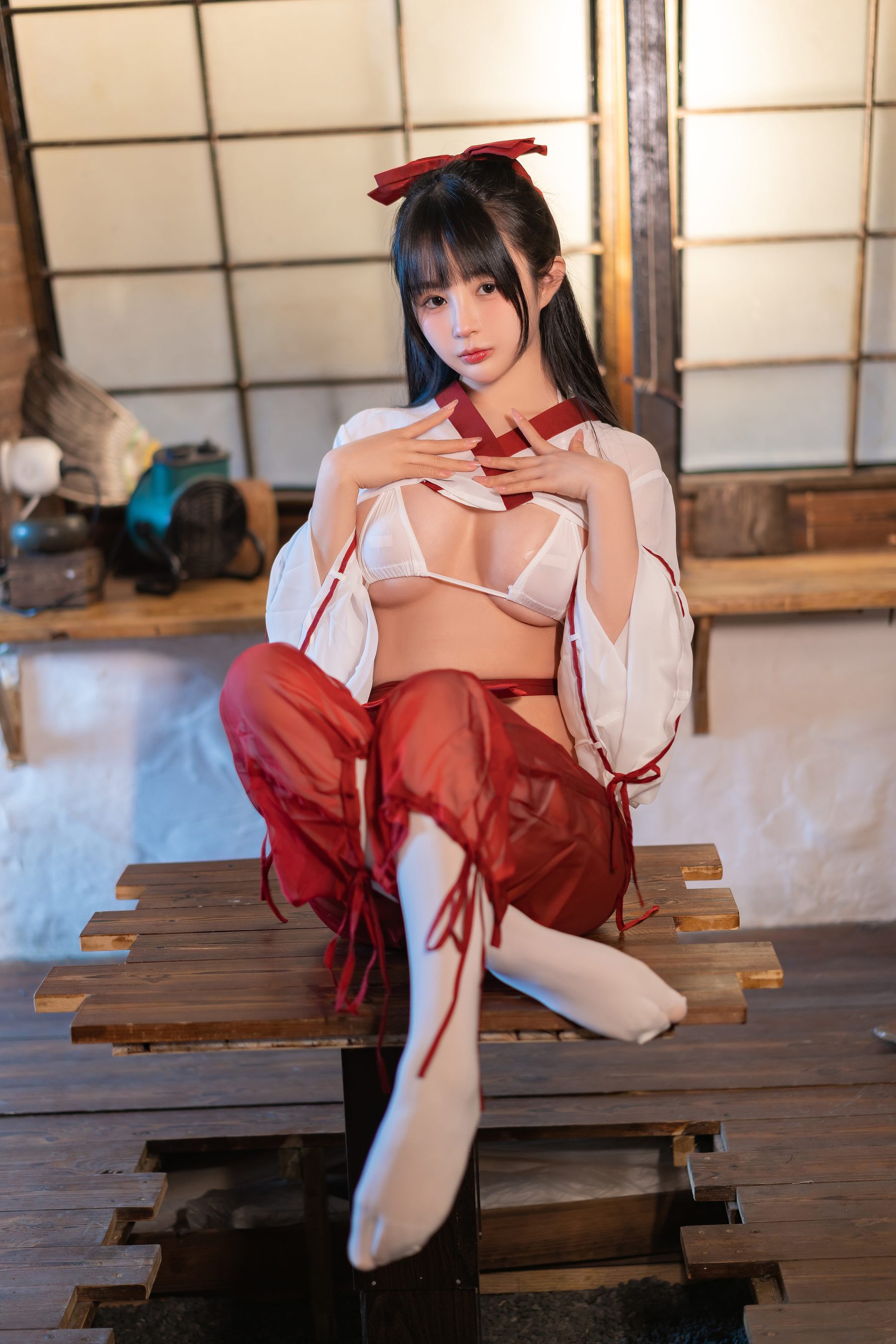 桜井宁宁 – 情趣巫女 [48P] 插图7