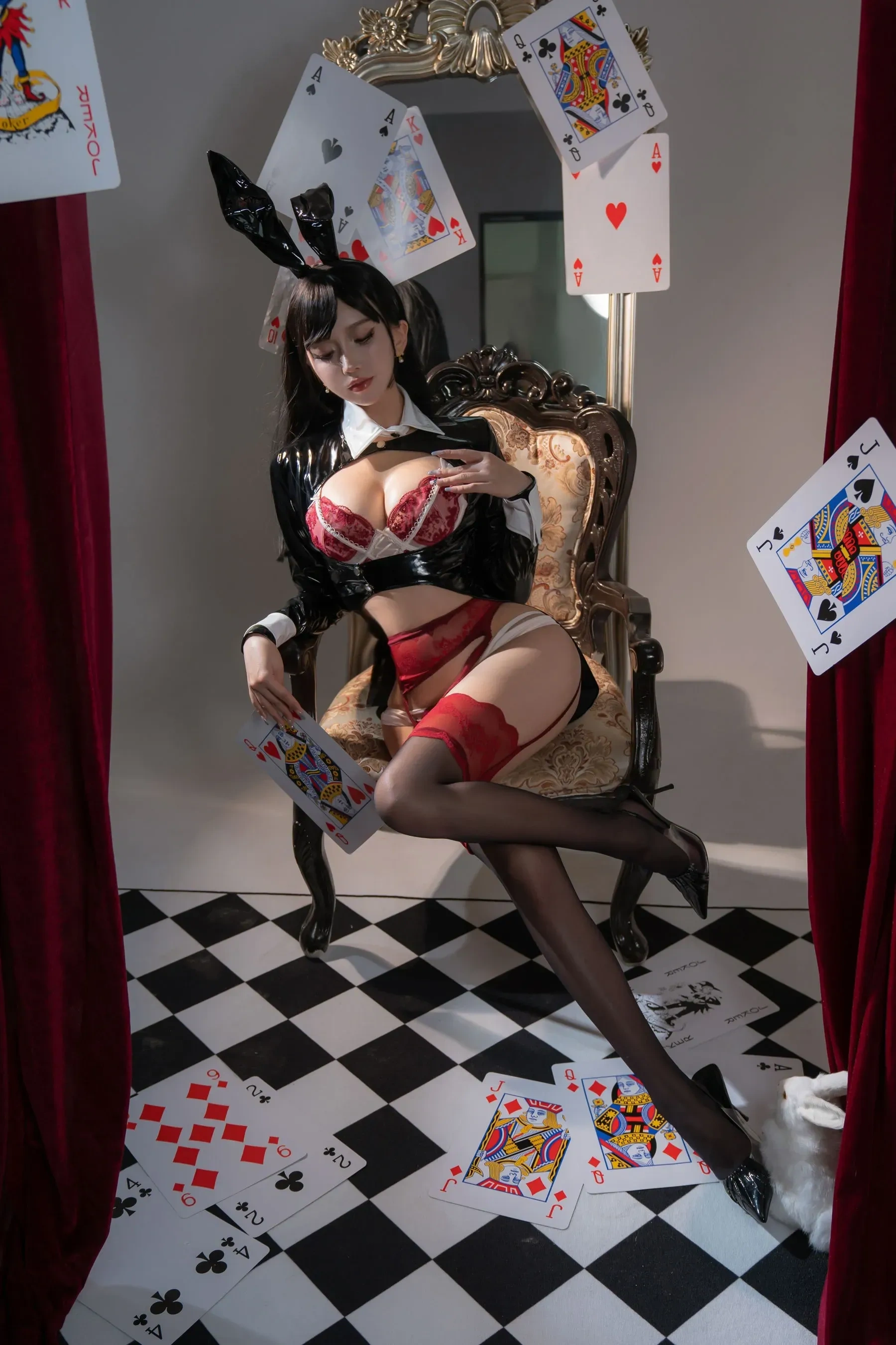 米线线sama – 生日限定 兔女郎 [49P] - 妍画集-妍画集