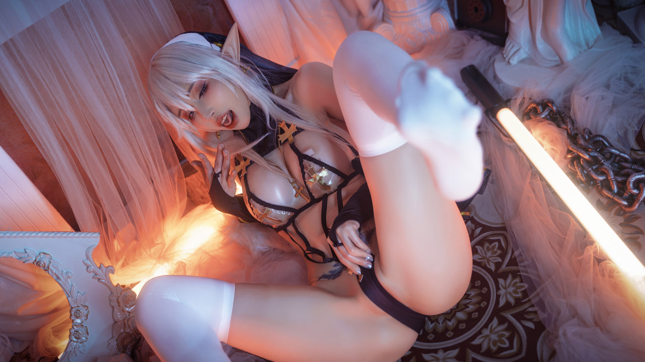 鹿八岁baby – 堕落修女 [61P] - 妍画集-妍画集